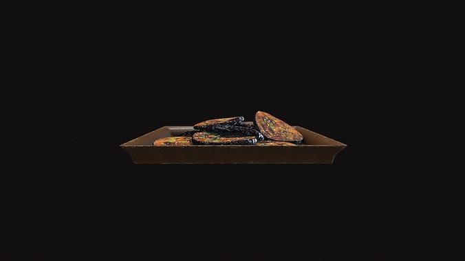 Medieval Eggplant Low-poly 3D model 5