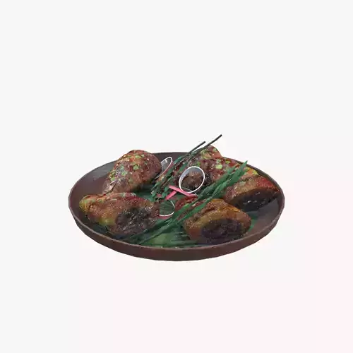 Medieval Fish Head Dish