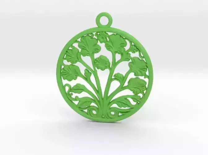Vegetal Pendant 3D print model