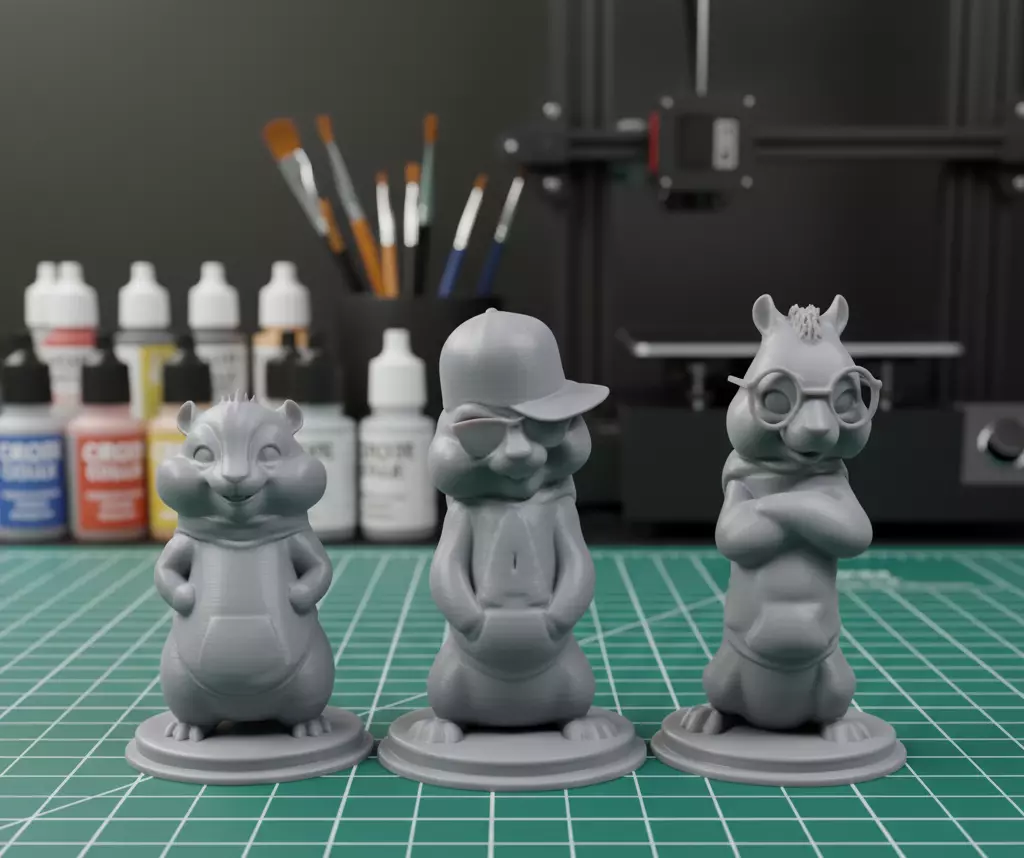 CHIPMUNK COLLECTION 3D print model_1