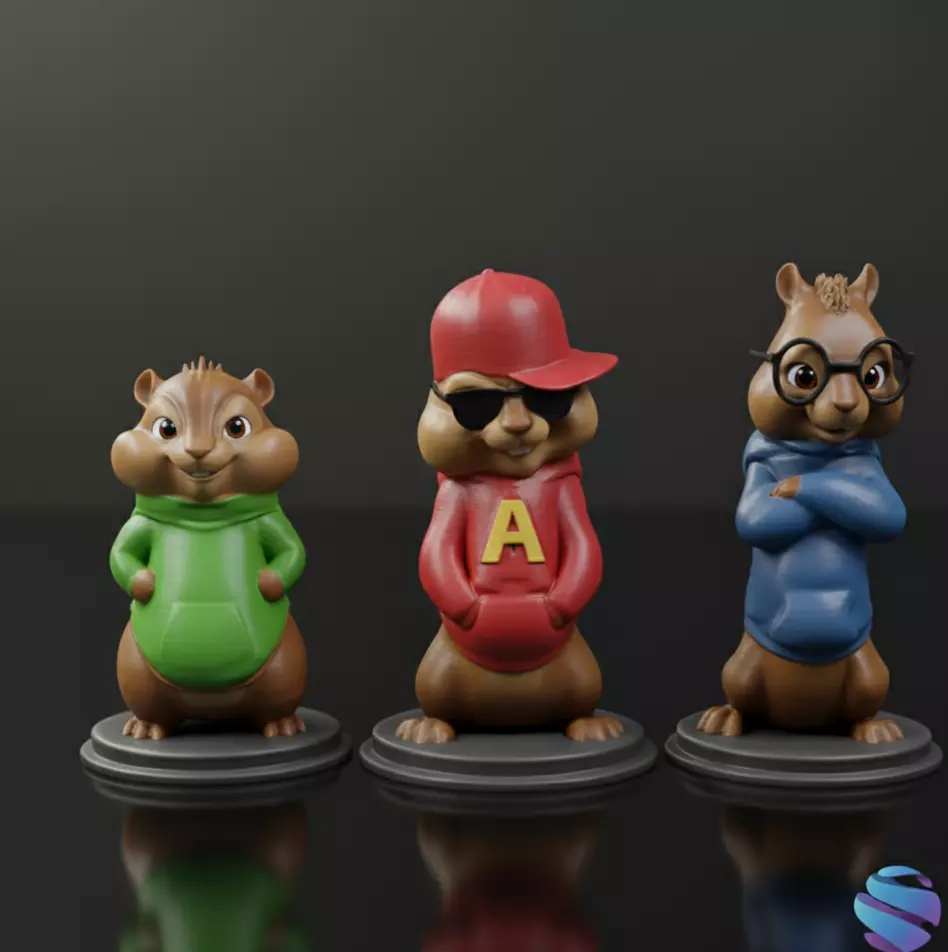 CHIPMUNK COLLECTION 3D print model_0
