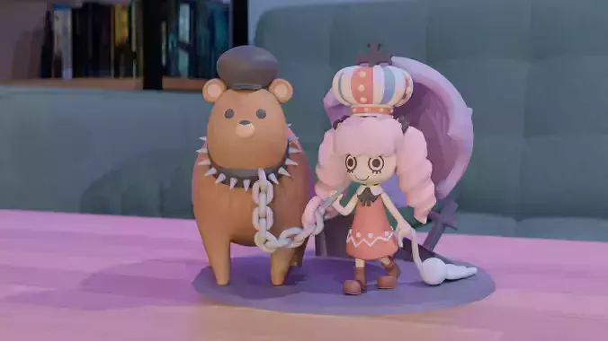 Young Kid Perona - Chibi One Piece - Minifigure