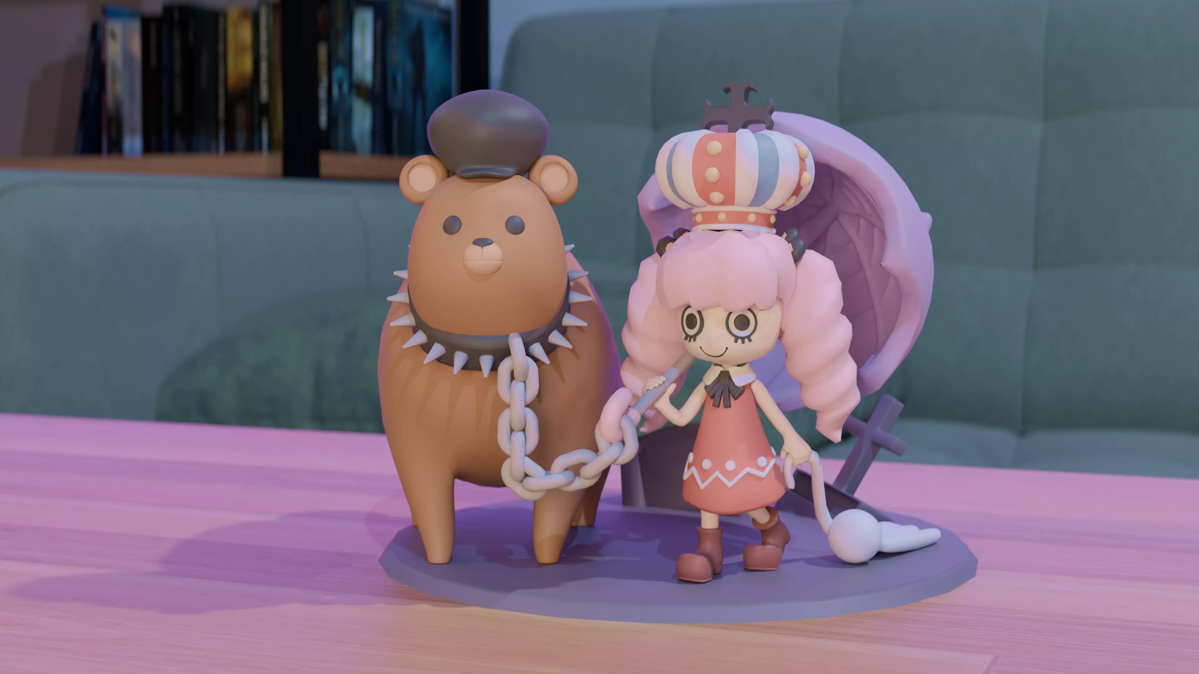 Young Kid Perona - Chibi One Piece - Minifigure 3D print model