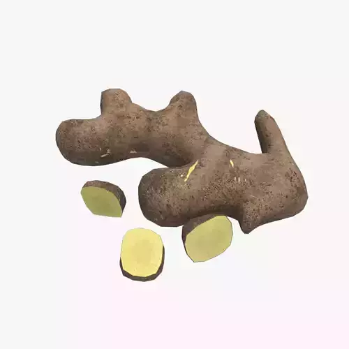 Medieval Ginger Low-poly 3D model