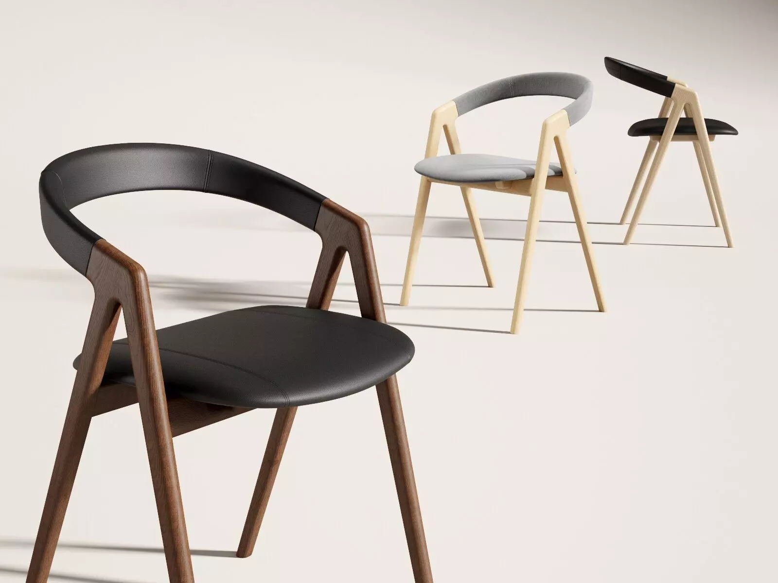 San Dining Armchair 3D model_0