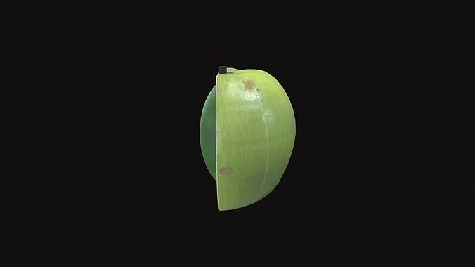 Medieval Gooseberries Low-poly 3D model 6