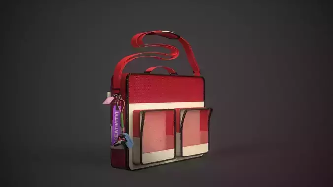 Messenger Bag 3D model