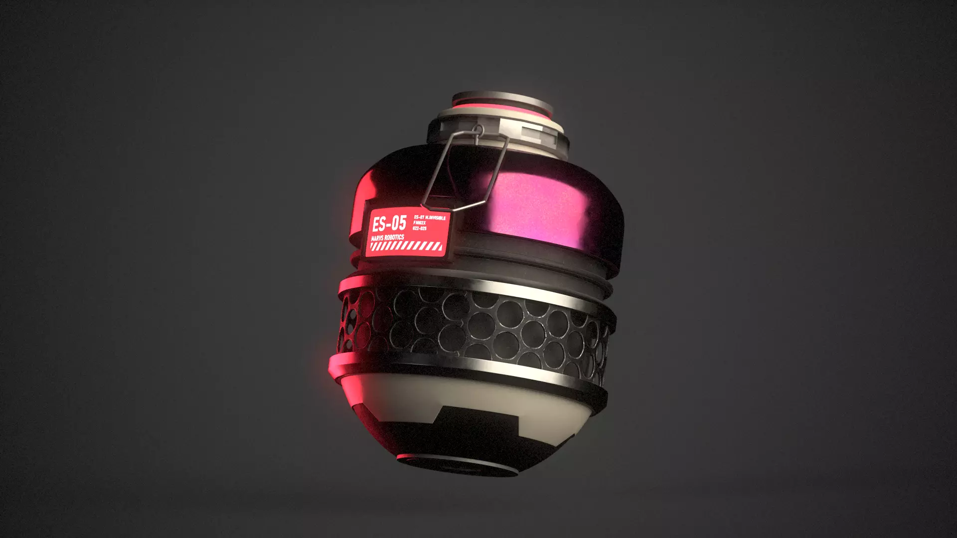 Sci-Fi Grenade 3D model