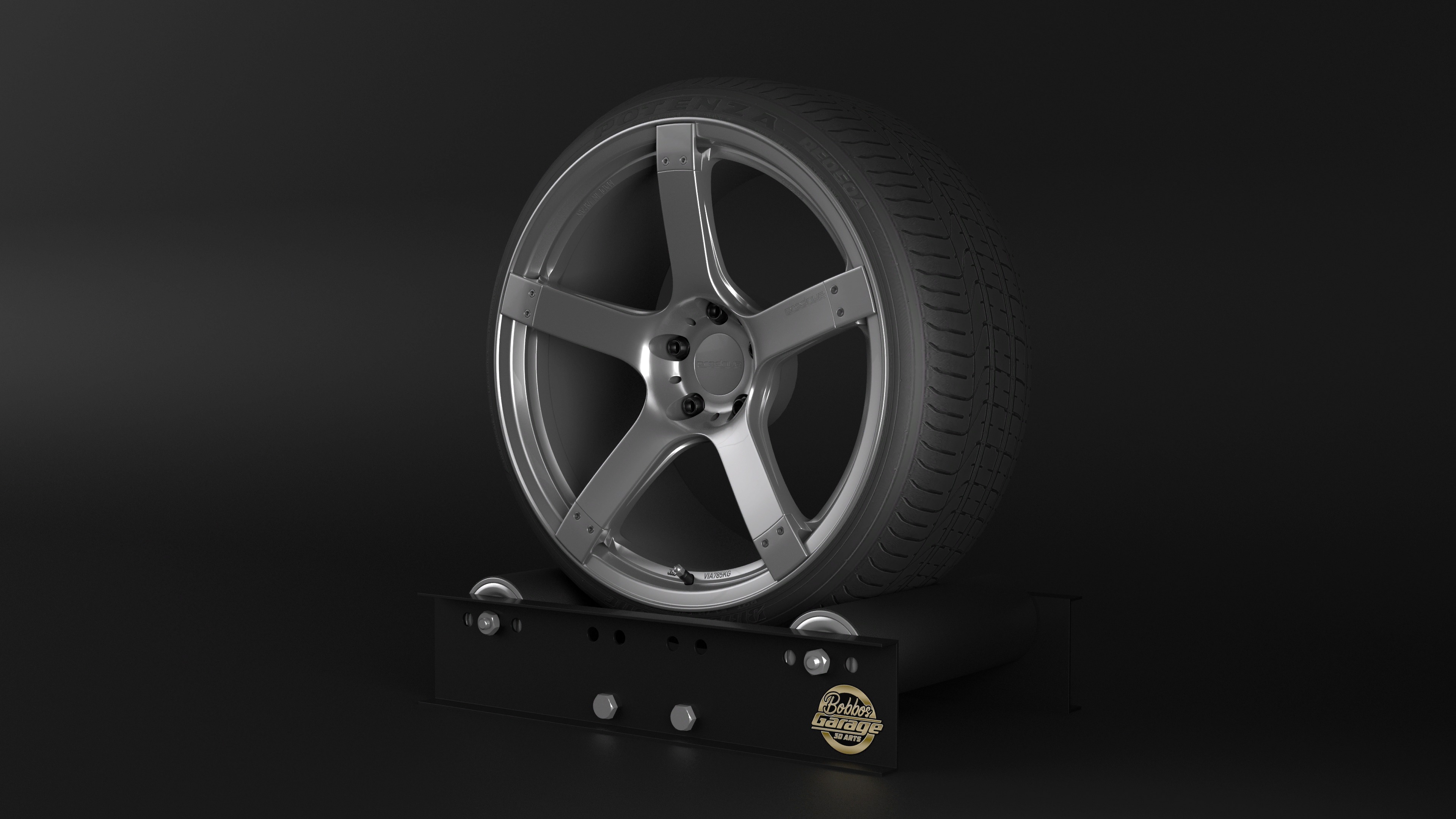 Rays Prodrive GC-05N Low-poly 3D model_1