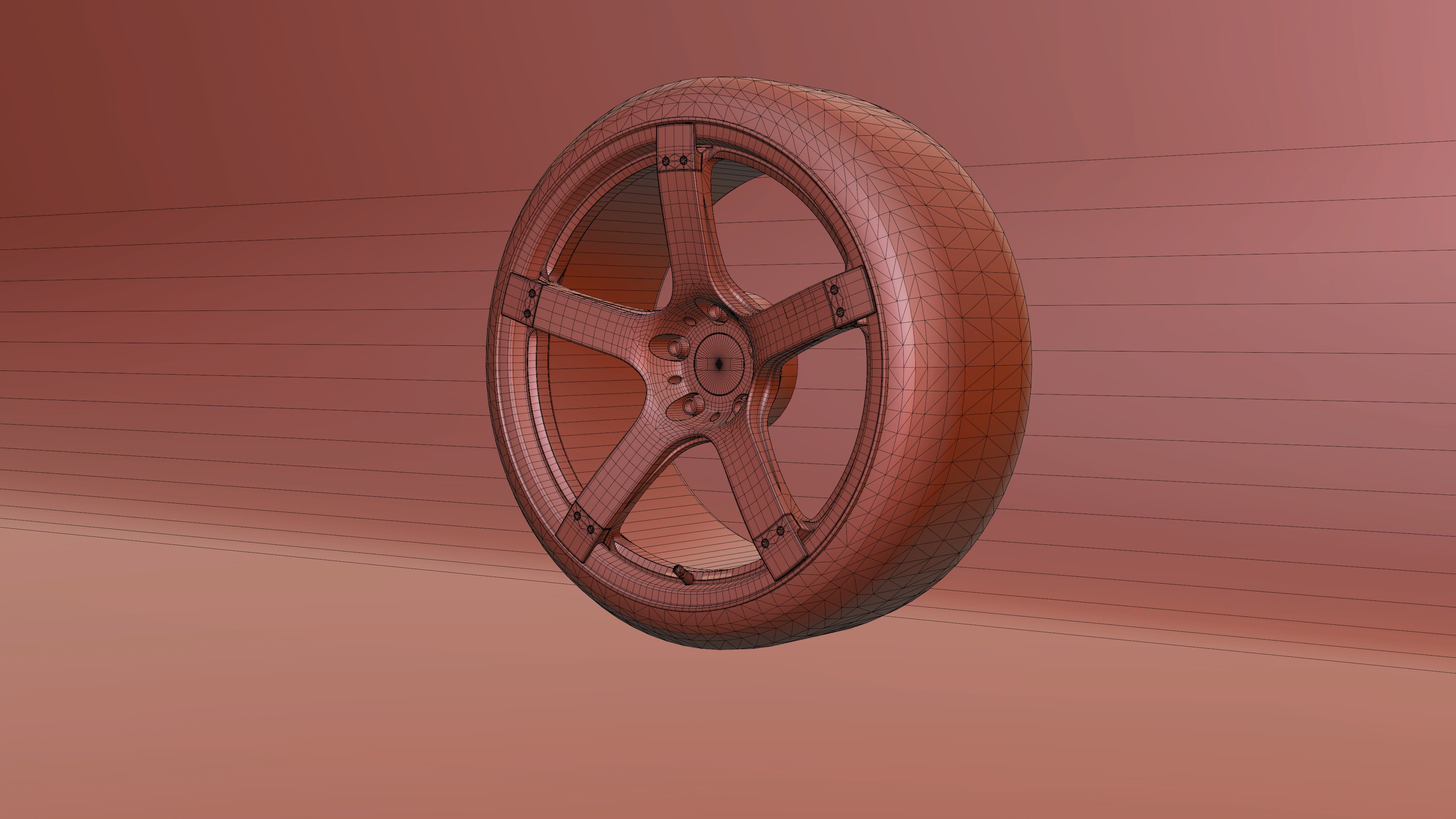 Rays Prodrive GC-05N Low-poly 3D model_11