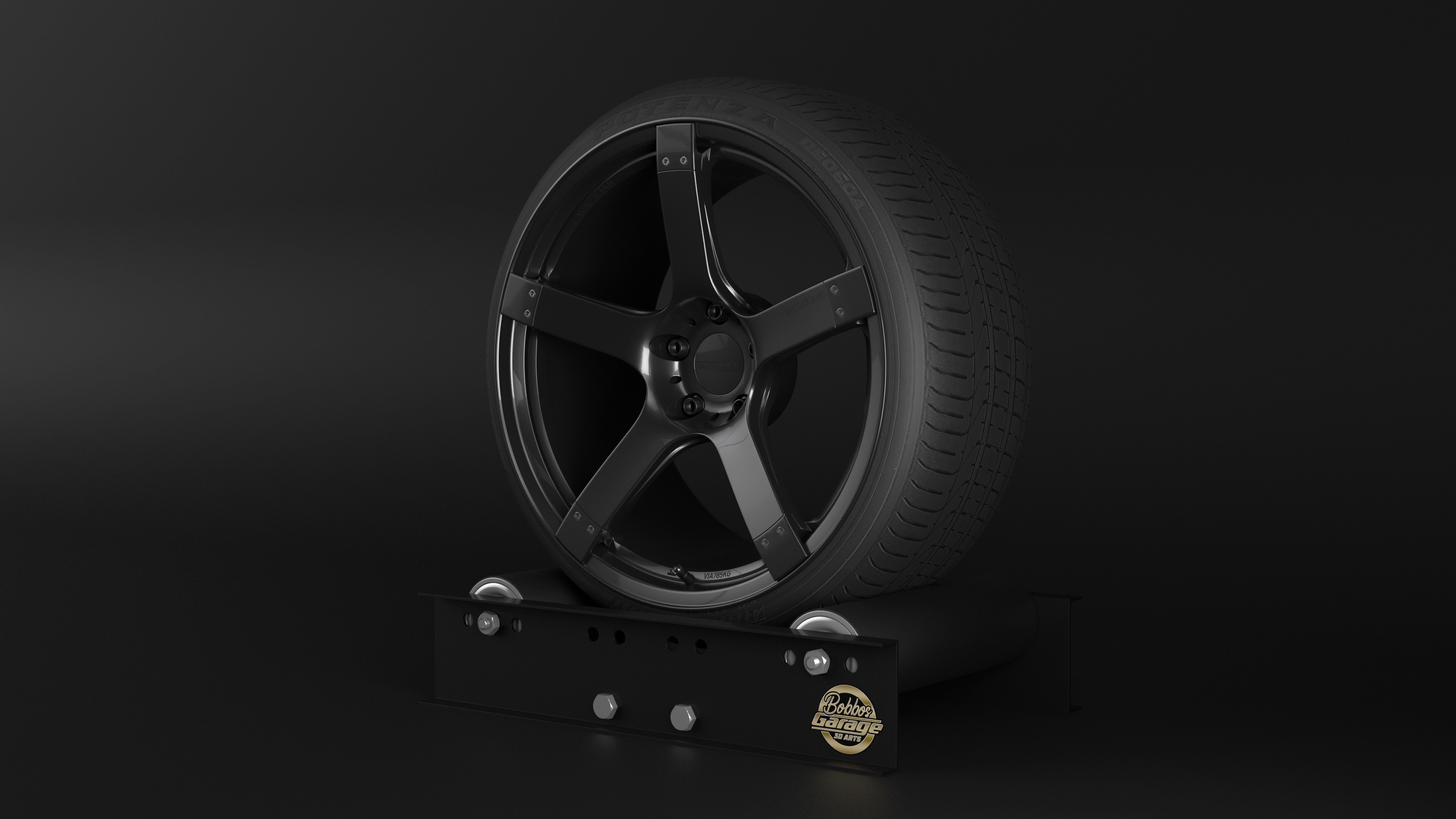 Rays Prodrive GC-05N Low-poly 3D model_4