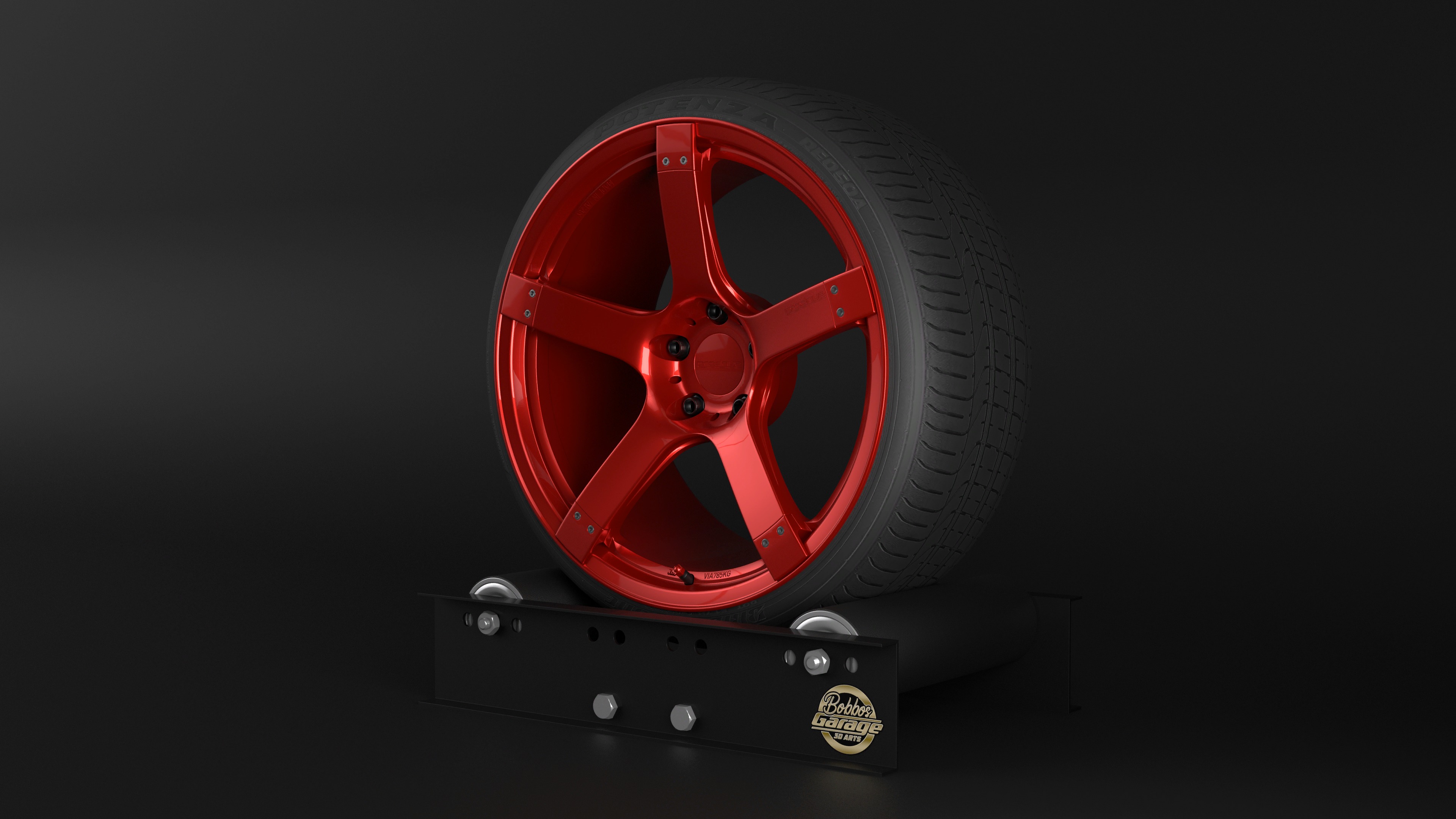 Rays Prodrive GC-05N Low-poly 3D model_7