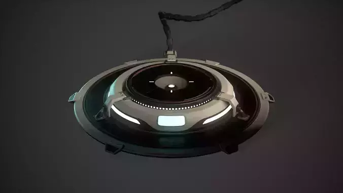Sci-Fi Platform 3D model