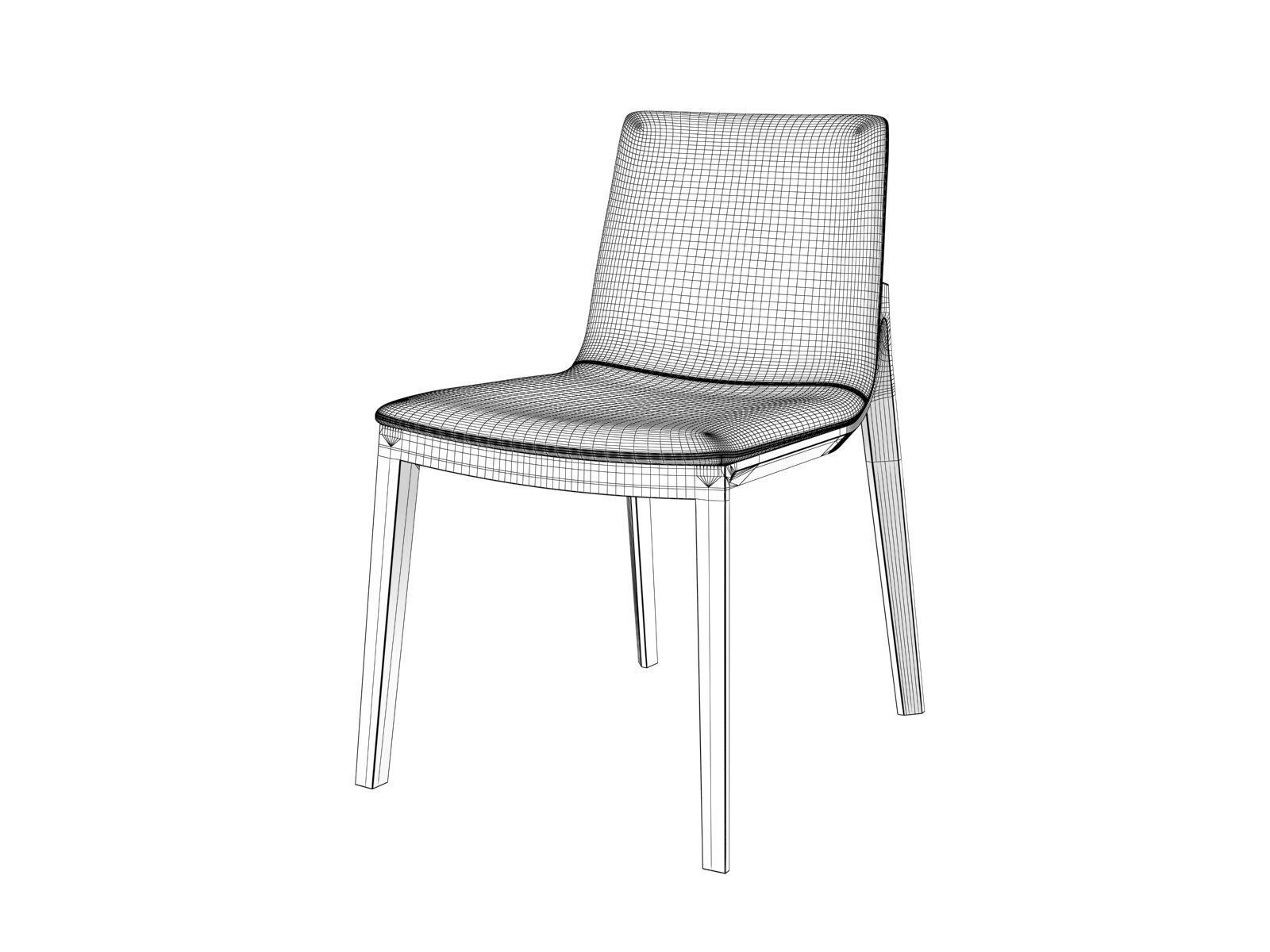Challenge Side Chair 3D model_2