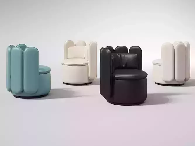 DS 800 01 Armchair and 05 Footstool