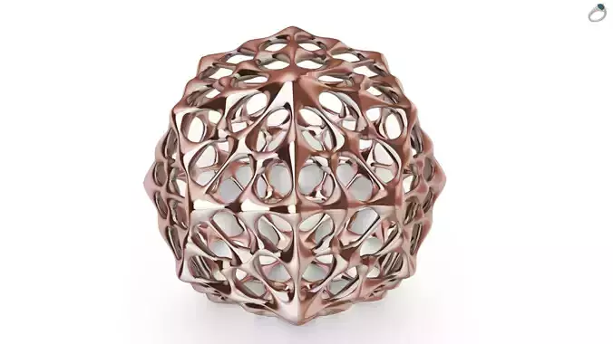 Puffed Balloon Decoration Ball 3D print model