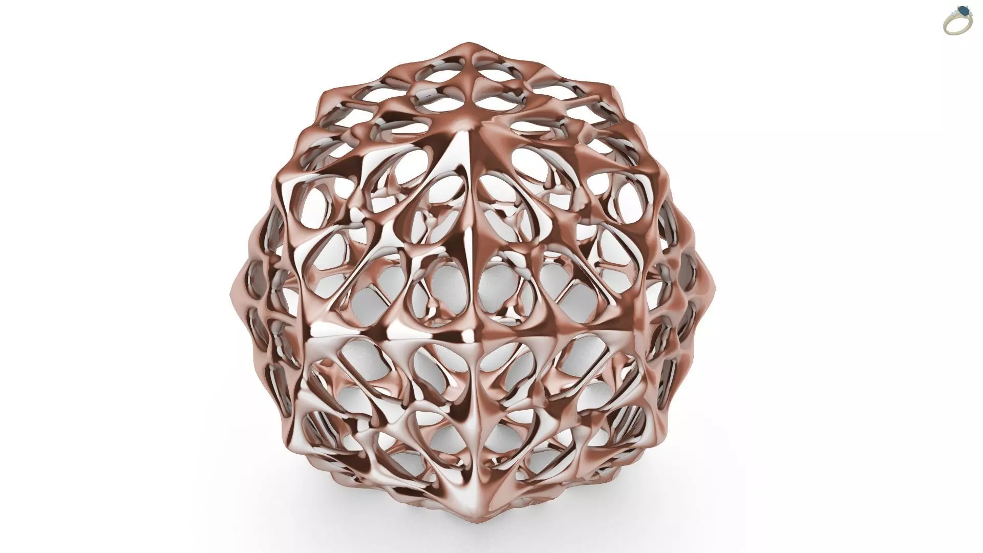 Puffed Balloon Decoration Ball 3D print model_0