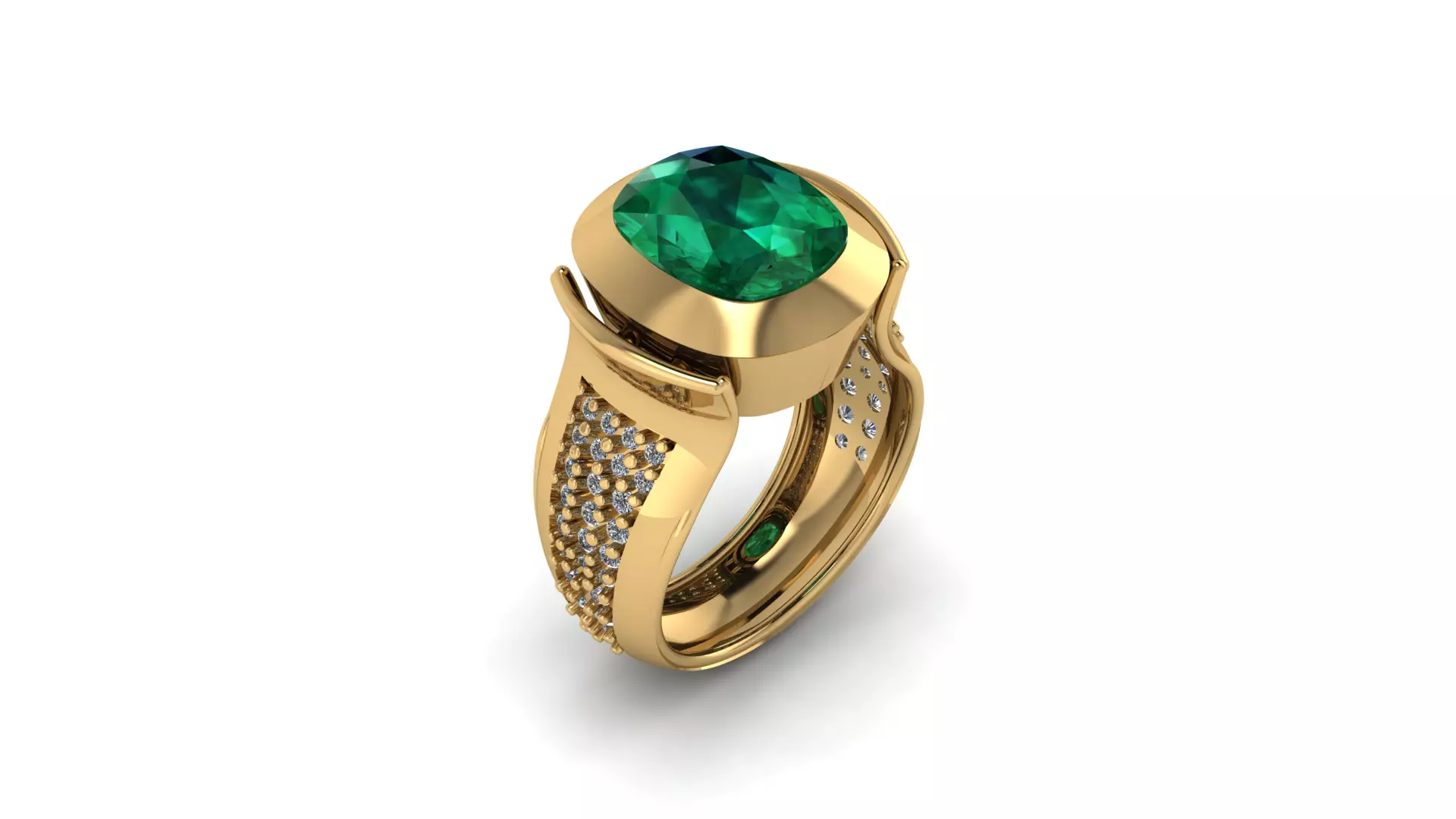 PRECIOUS SIDHARTH GEMS RING 3D PRINTABLE MODEL 3D print model