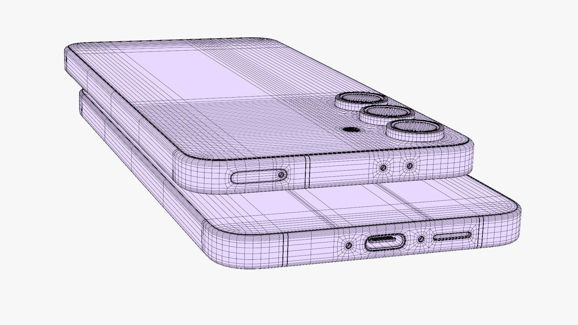 Samsung Galaxy S24 FE Gray 3D model_17