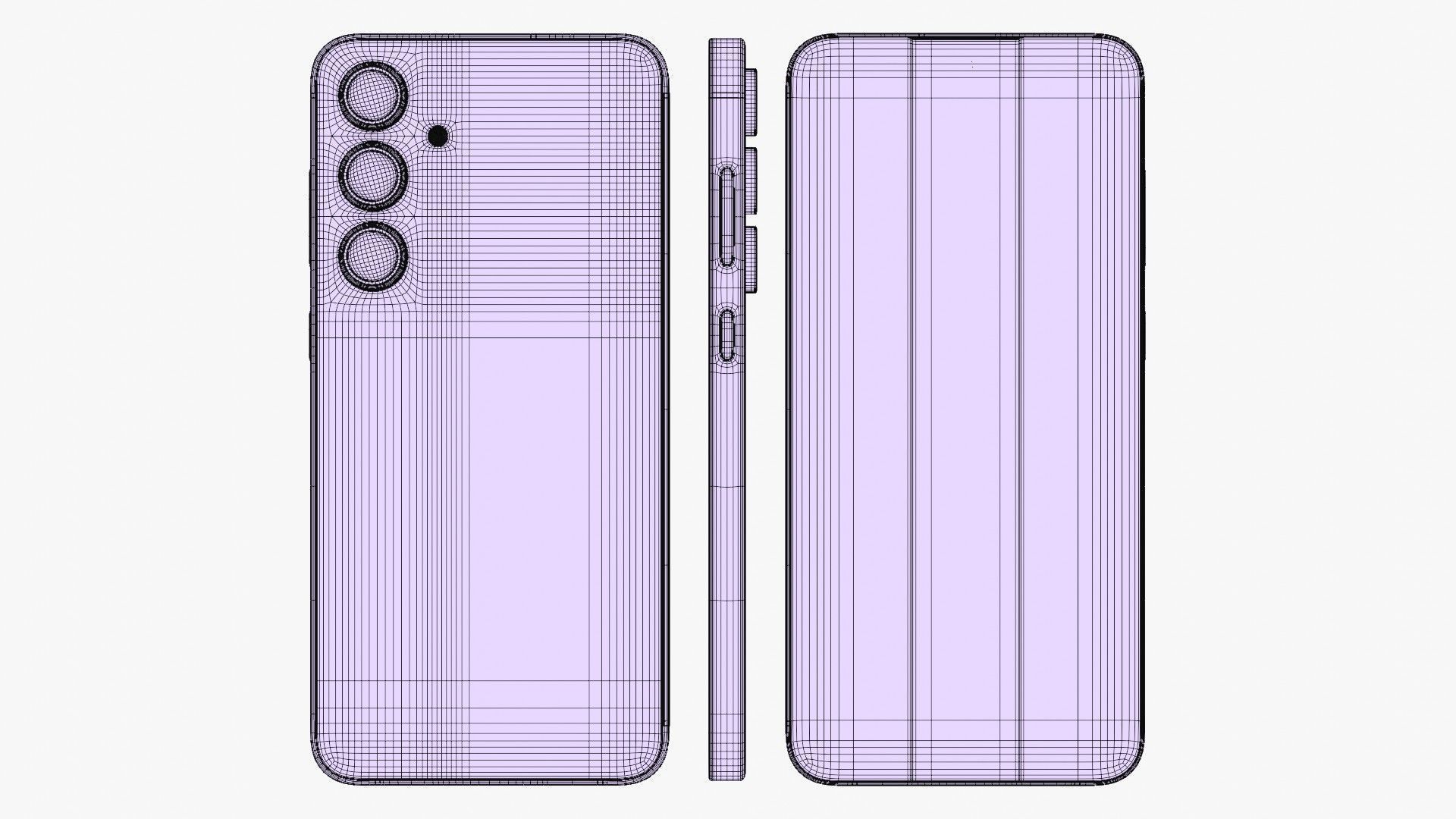 Samsung Galaxy S24 FE Gray 3D model_12