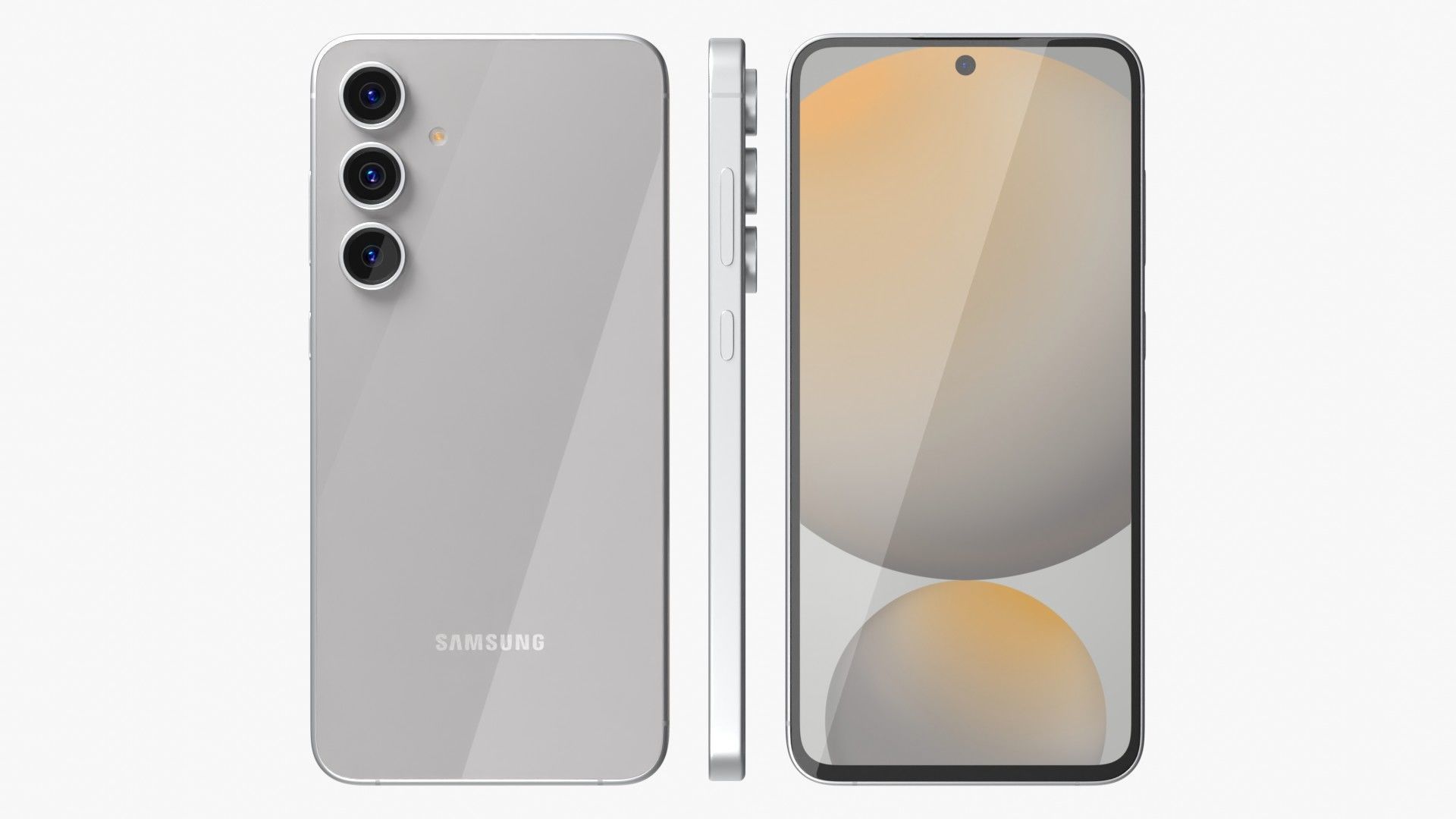 Samsung Galaxy S24 FE Gray 3D model_2