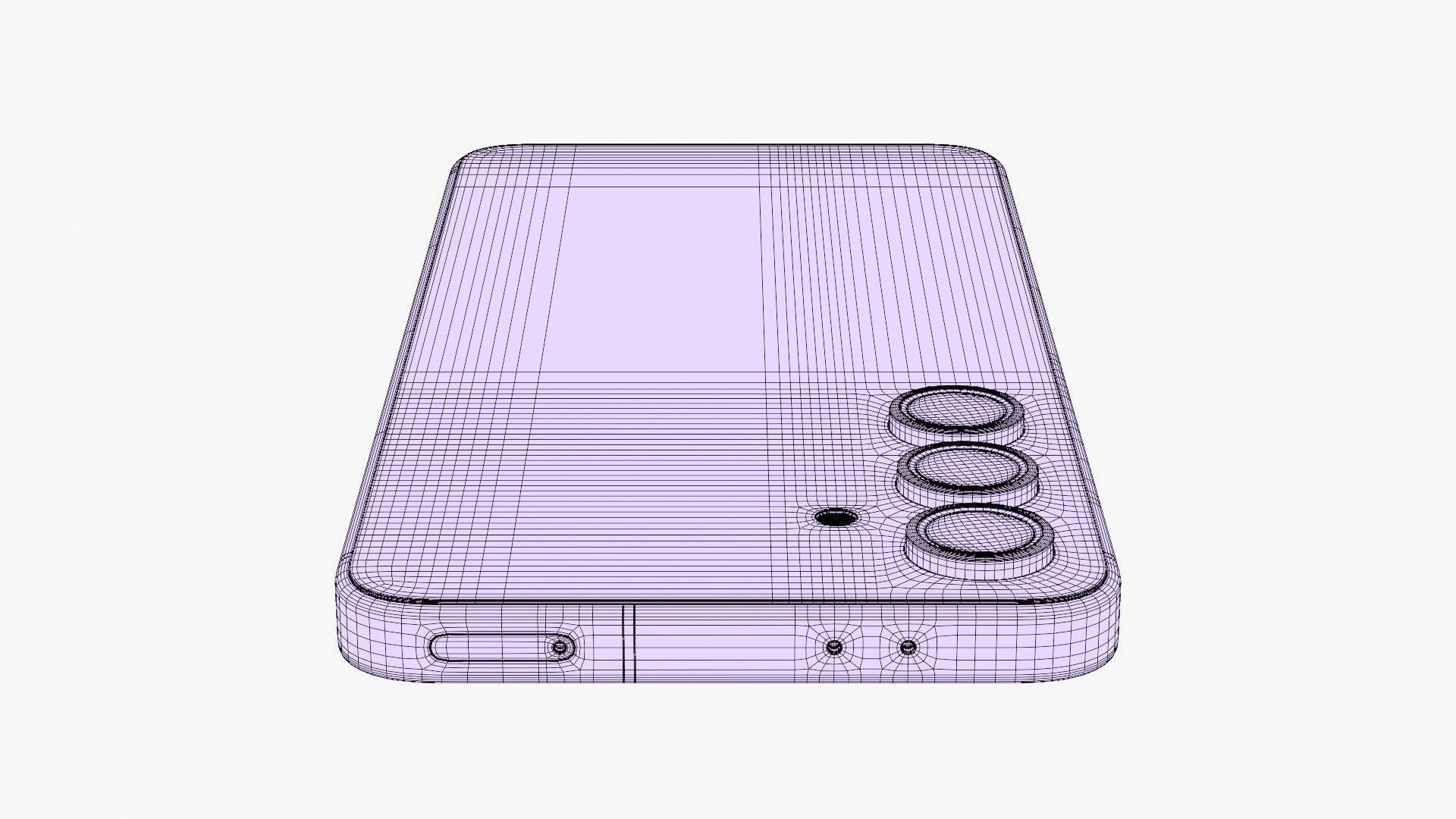 Samsung Galaxy S24 FE Gray 3D model_15