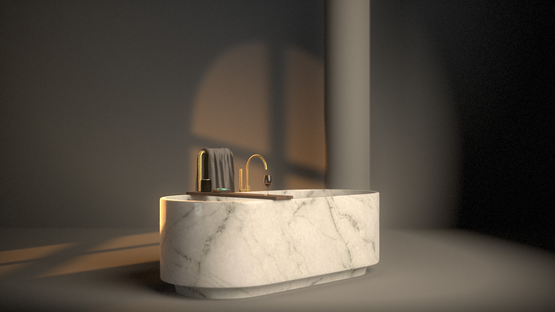 Bathtub 3D model_5