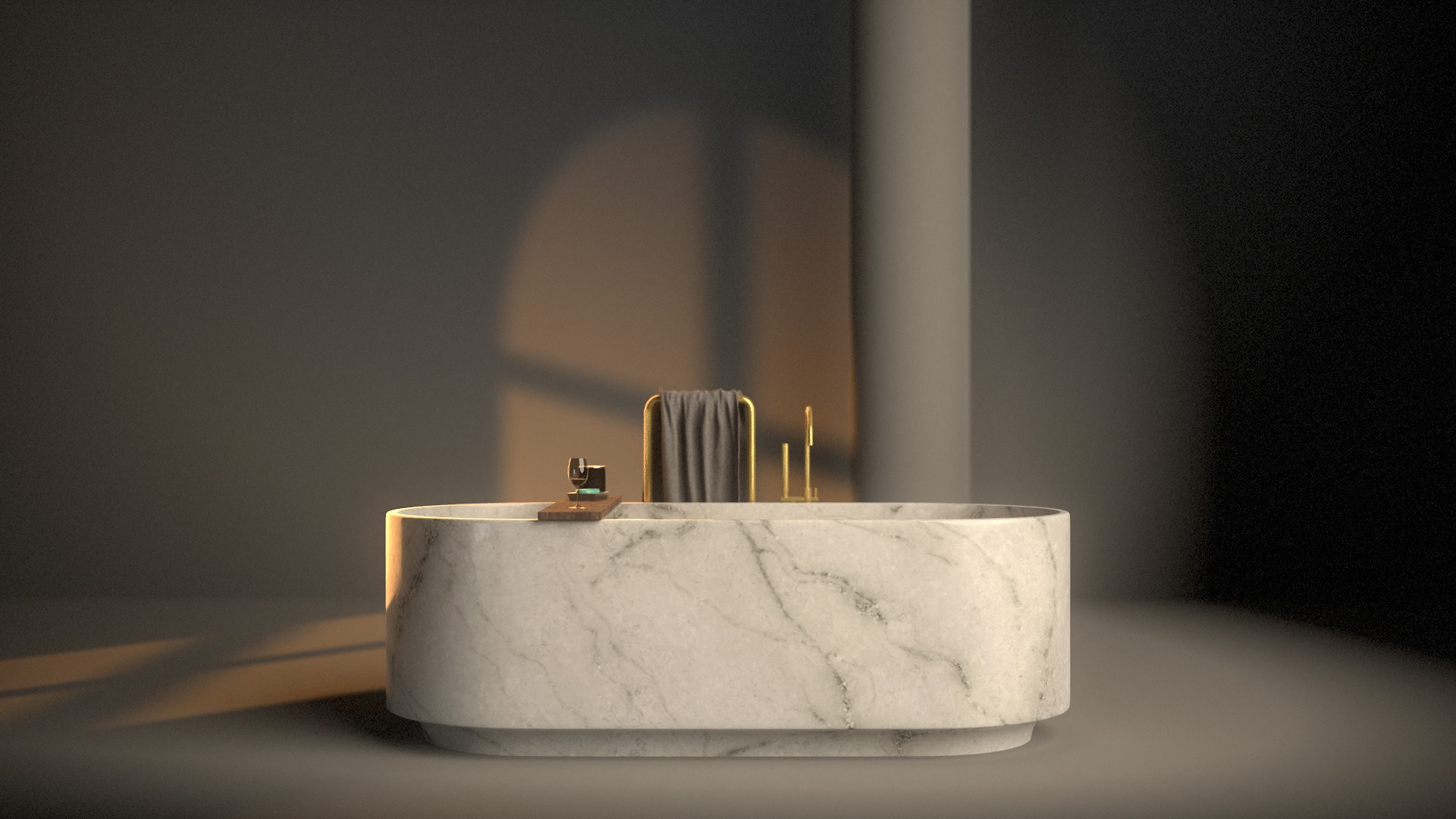 Bathtub 3D model_3
