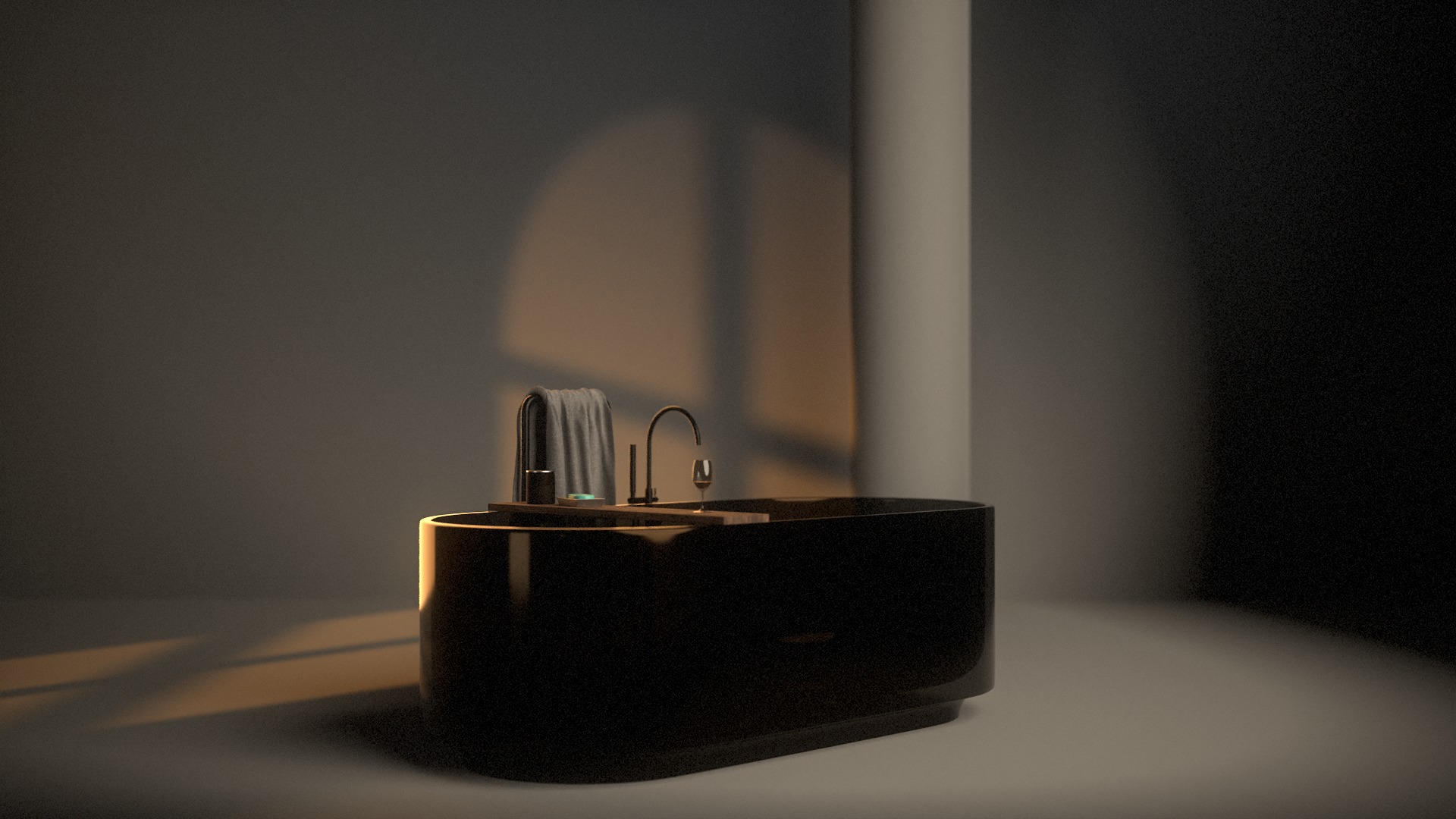 Bathtub 3D model_4