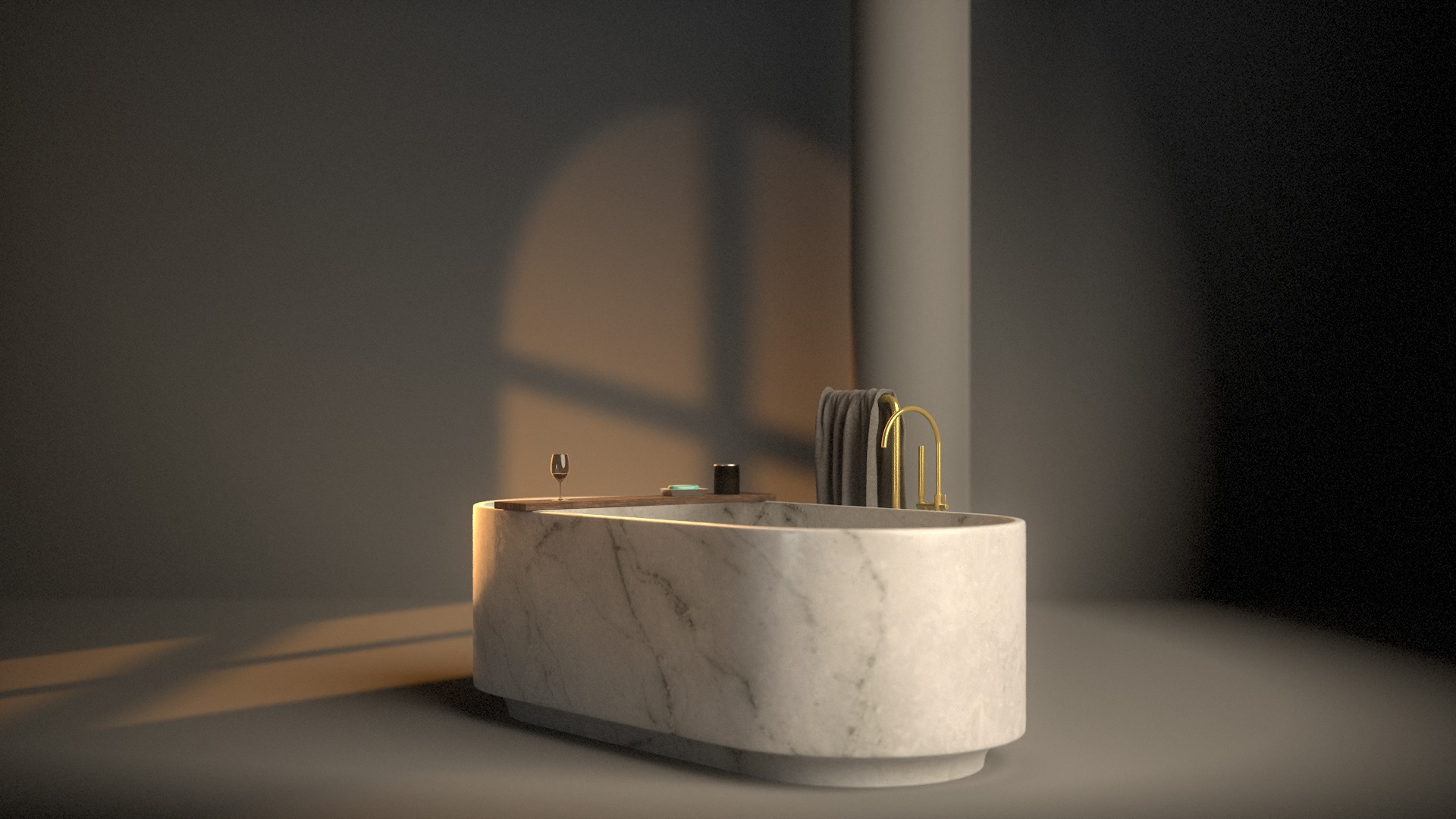 Bathtub 3D model_1