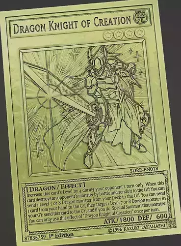 Dragon Knight of Creation - yu-gi-oh