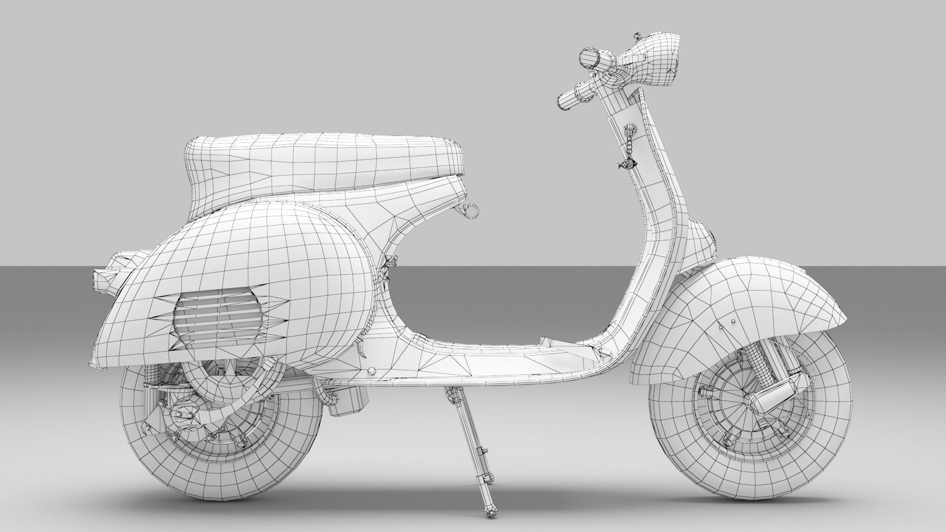Vespa 150 GS 3D model_5
