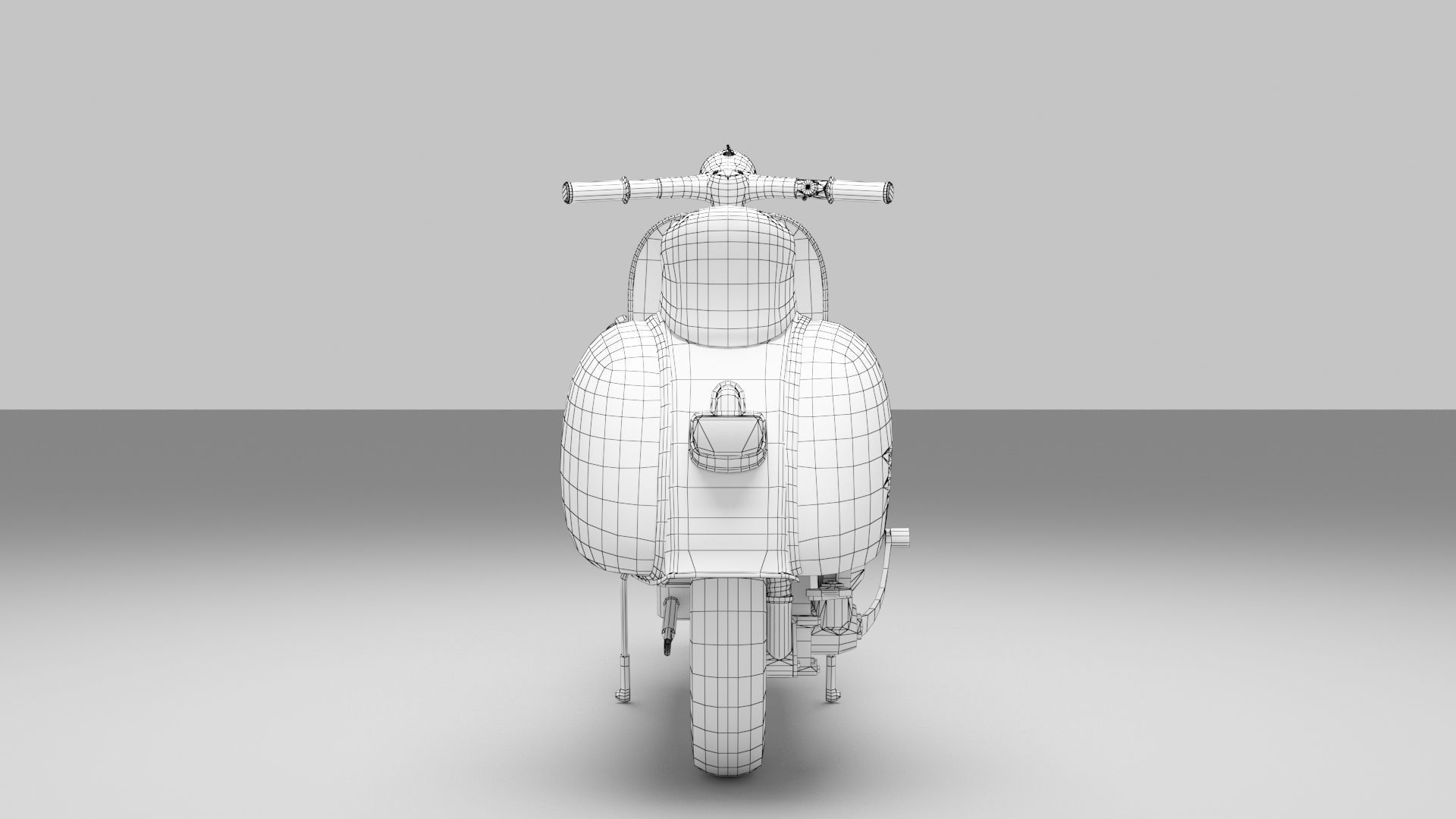 Vespa 150 GS 3D model_7