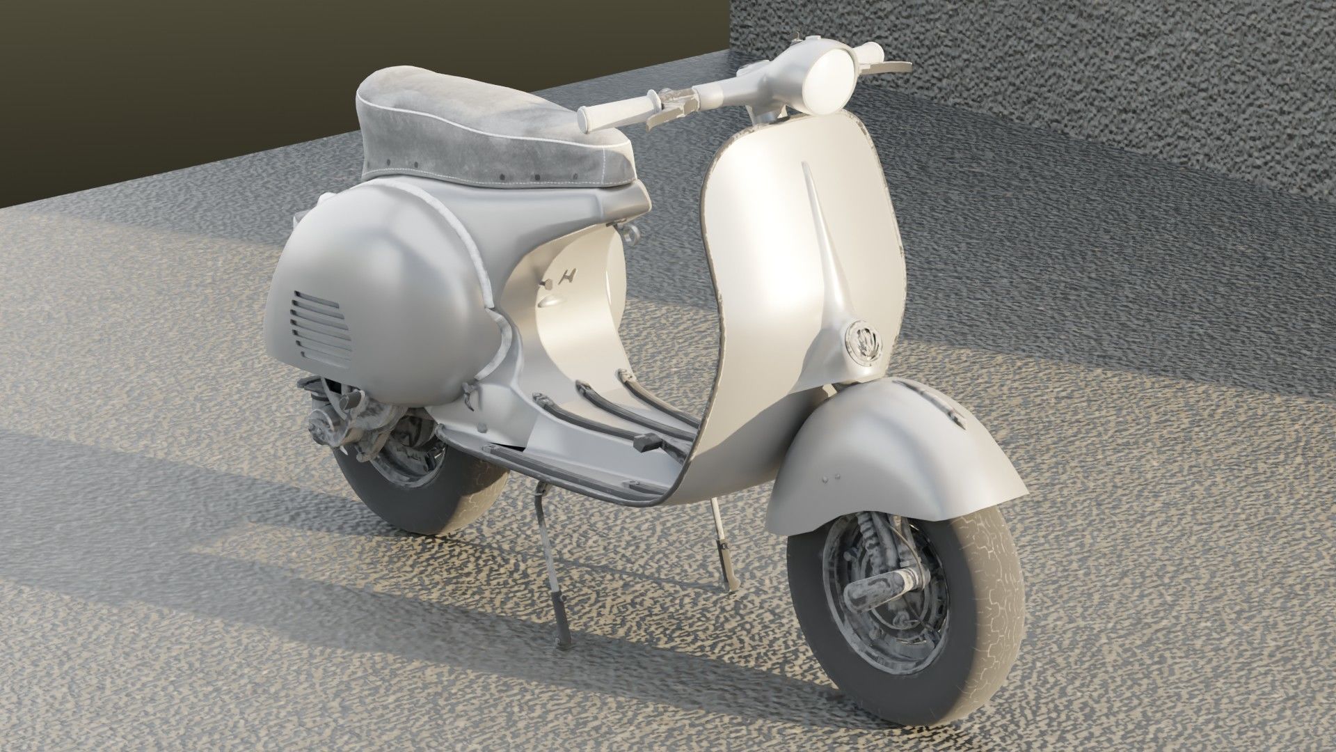 Vespa 150 GS 3D model_4