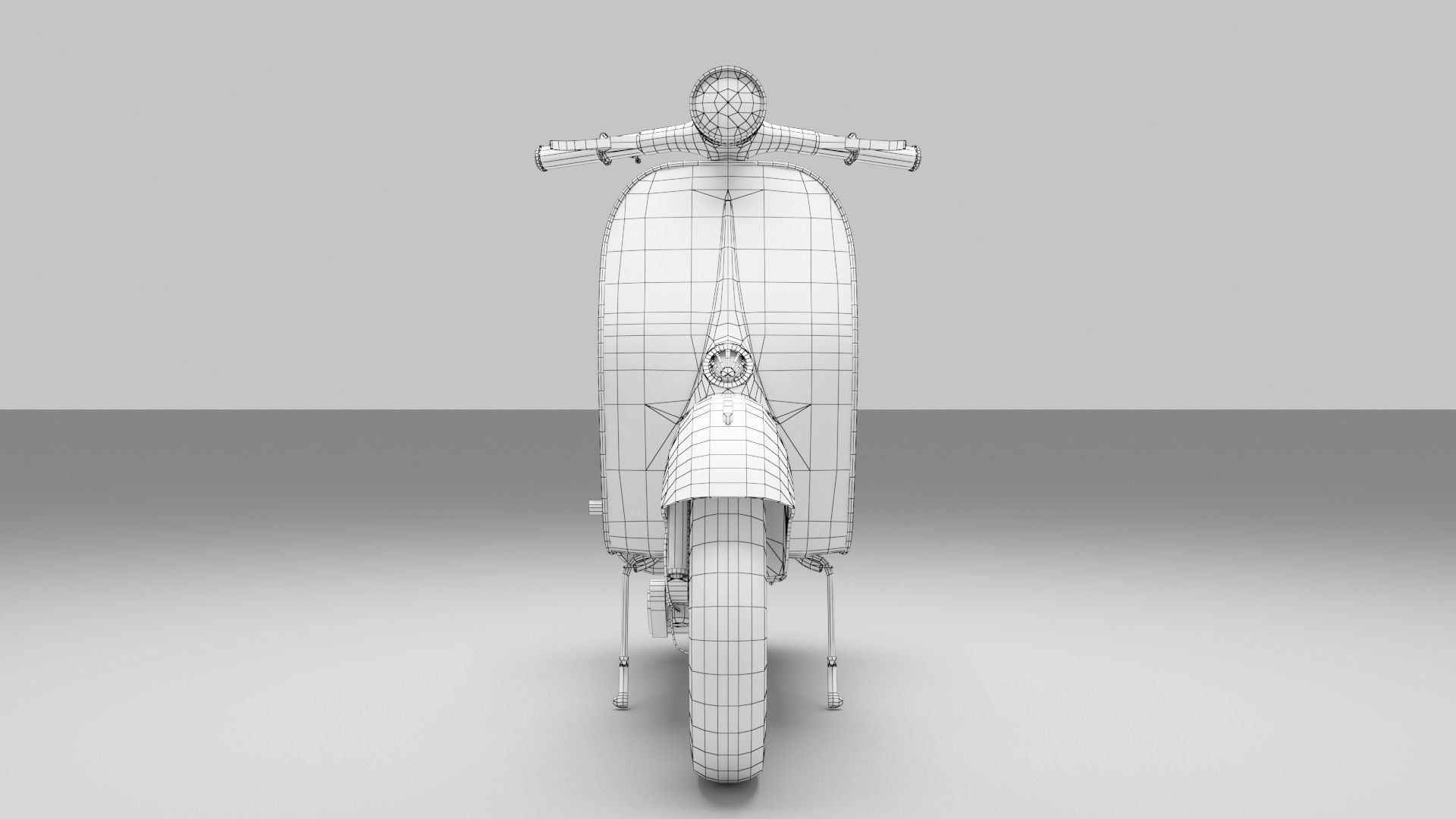 Vespa 150 GS 3D model_6