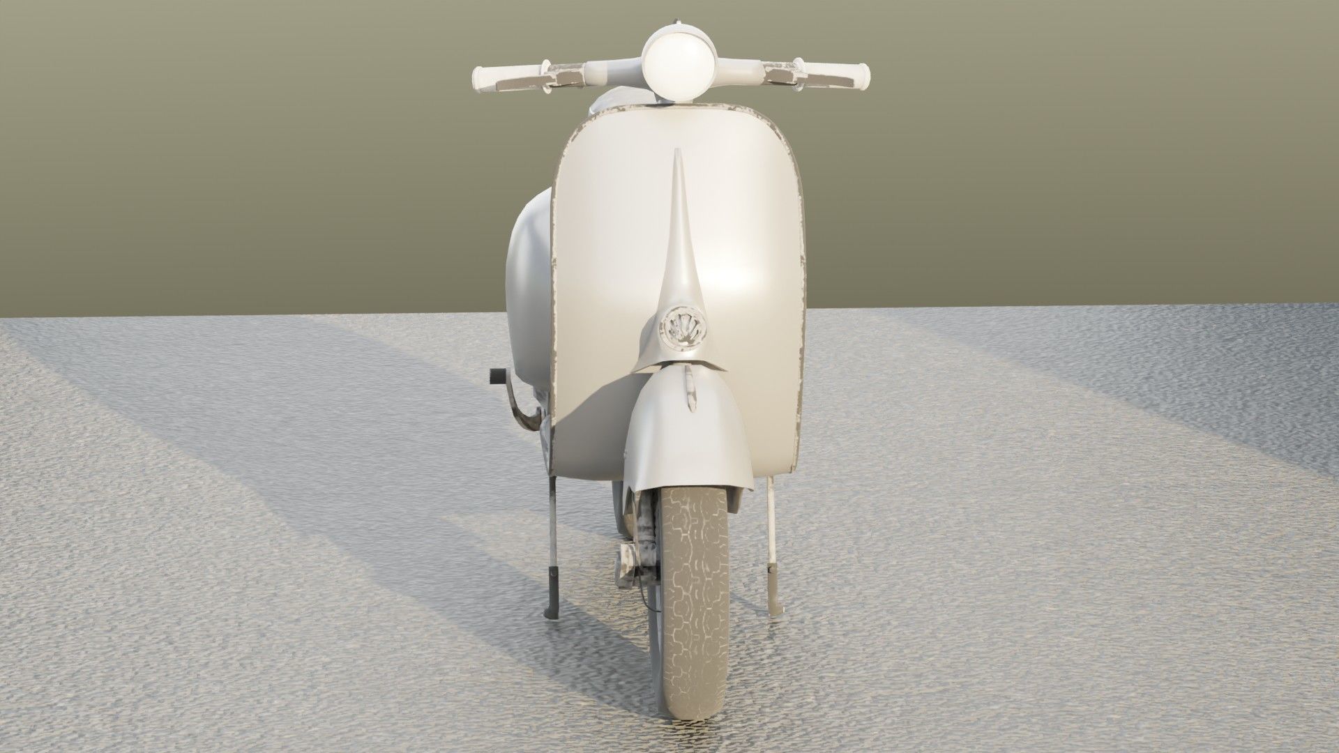 Vespa 150 GS 3D model_1