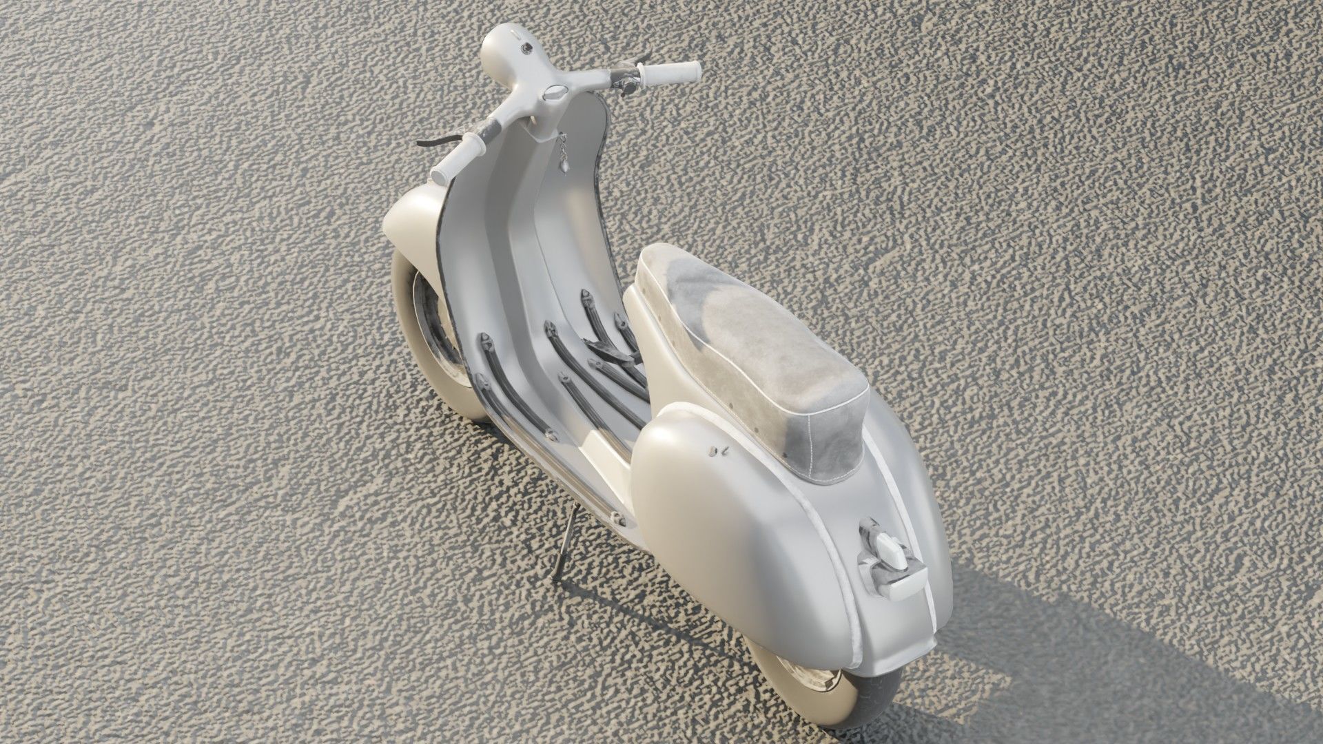 Vespa 150 GS 3D model_2