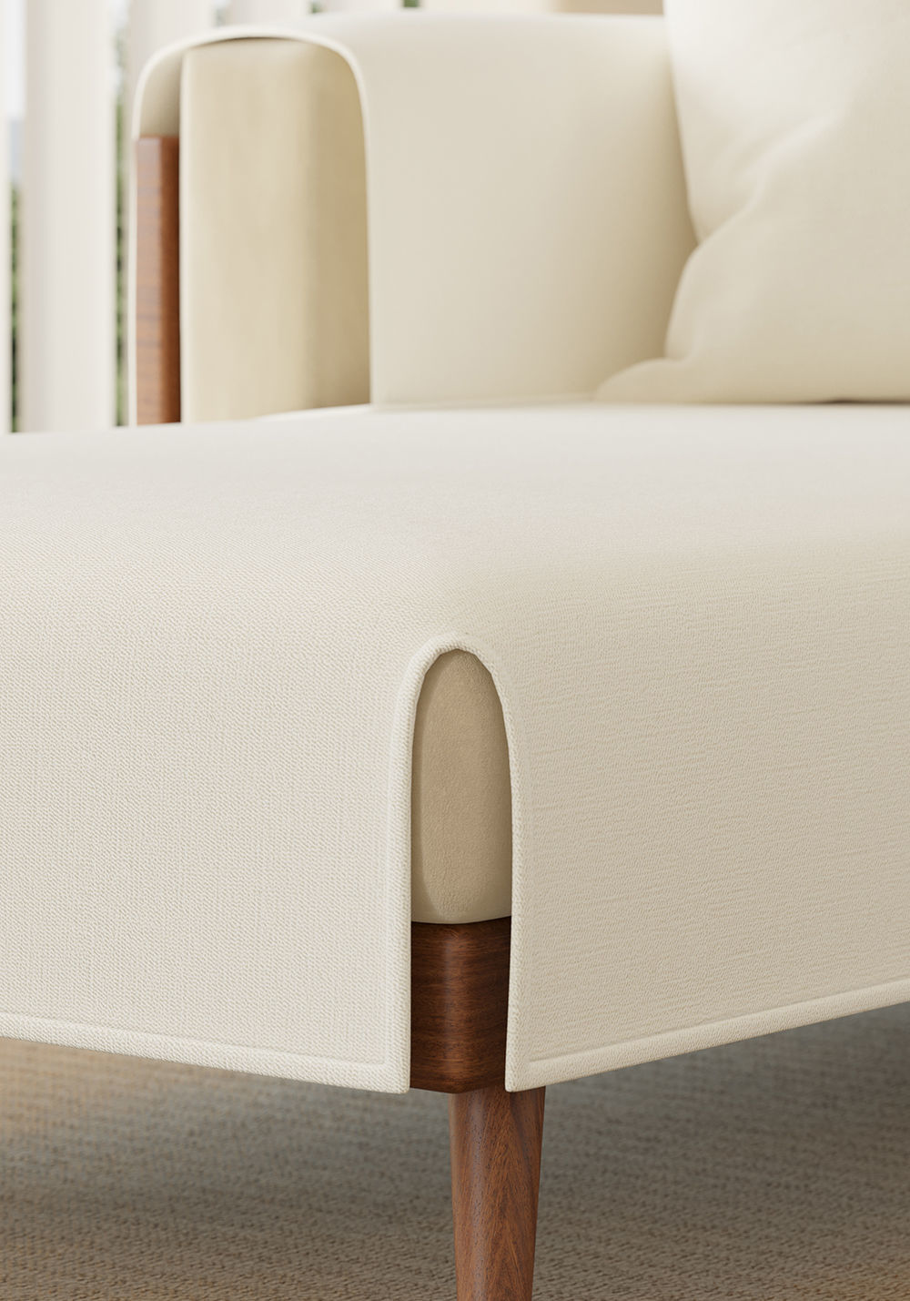 Retro residential indoor  3D model_5