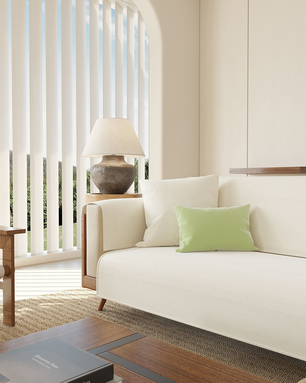 Retro residential indoor  3D model_2