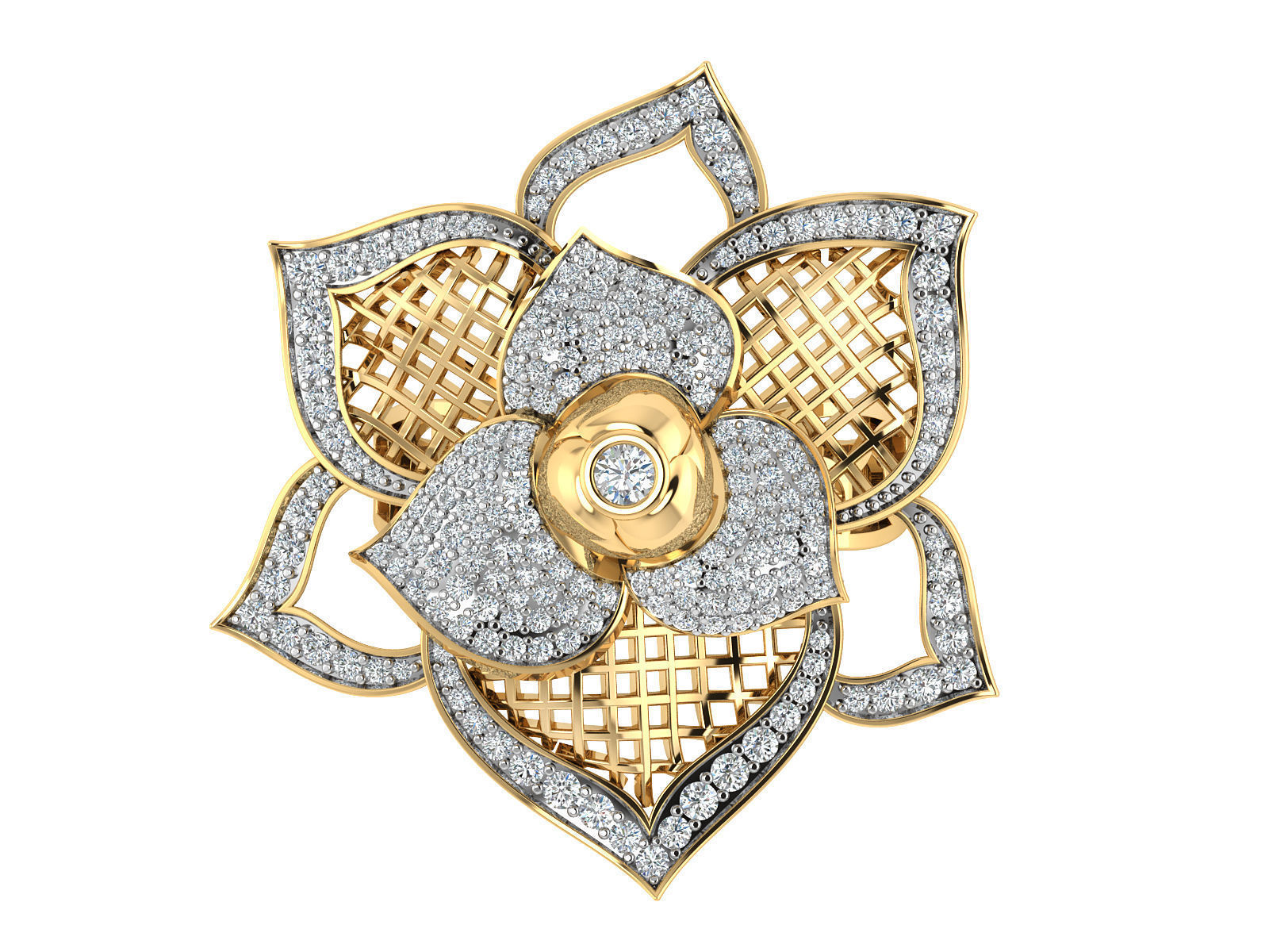 Women Ring Render 3dm STL OBJ FBX Details 3D print model_14