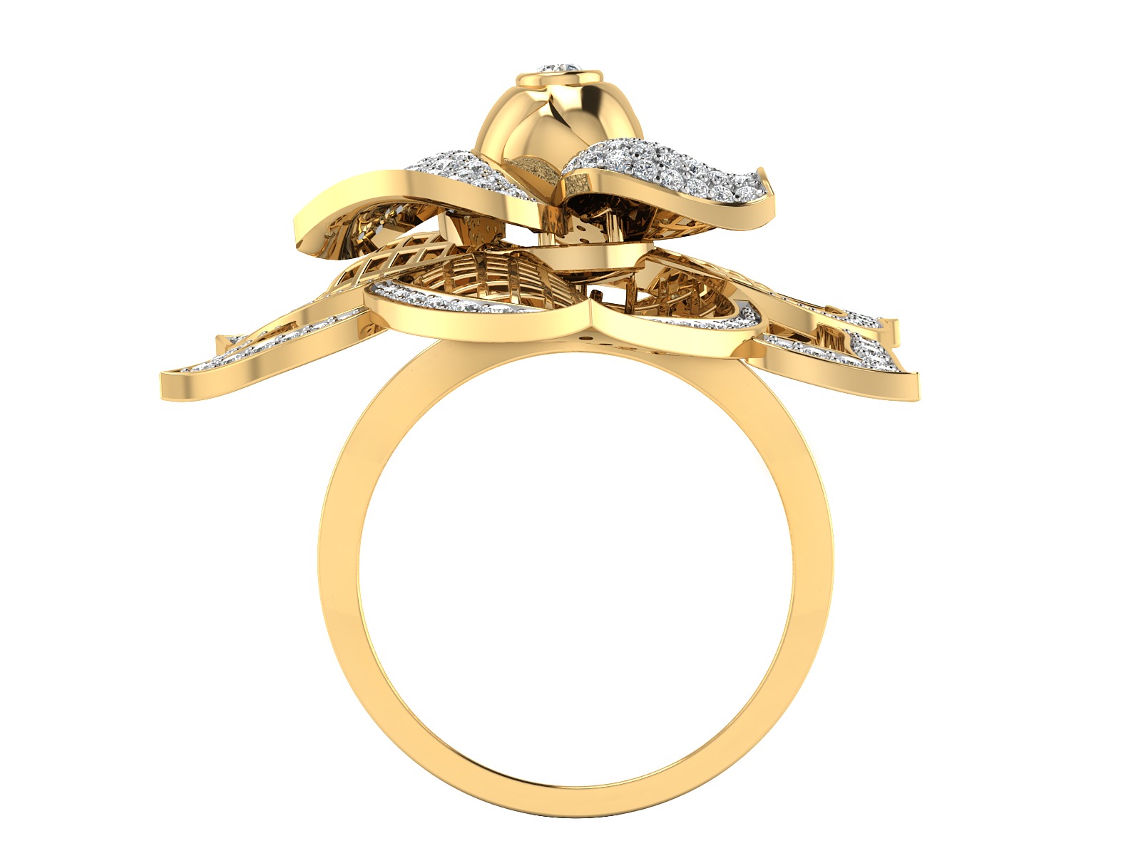 Women Ring Render 3dm STL OBJ FBX Details 3D print model_7