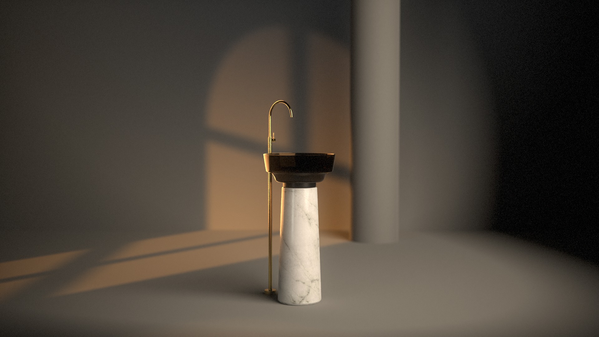 Washbasin 3D model_2