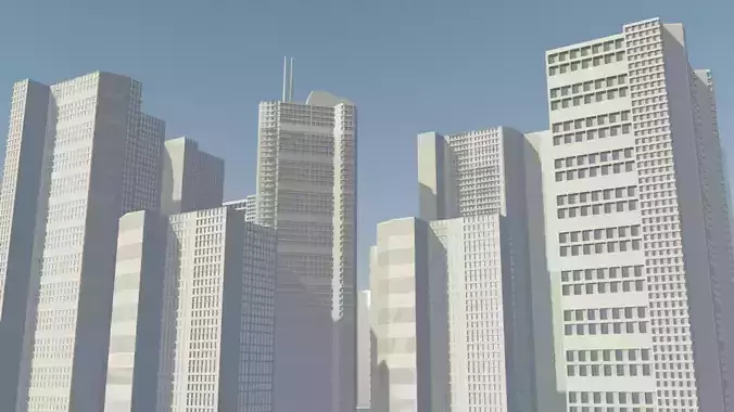 Skyscraper Buildings Pack Kit Bash 2025 New