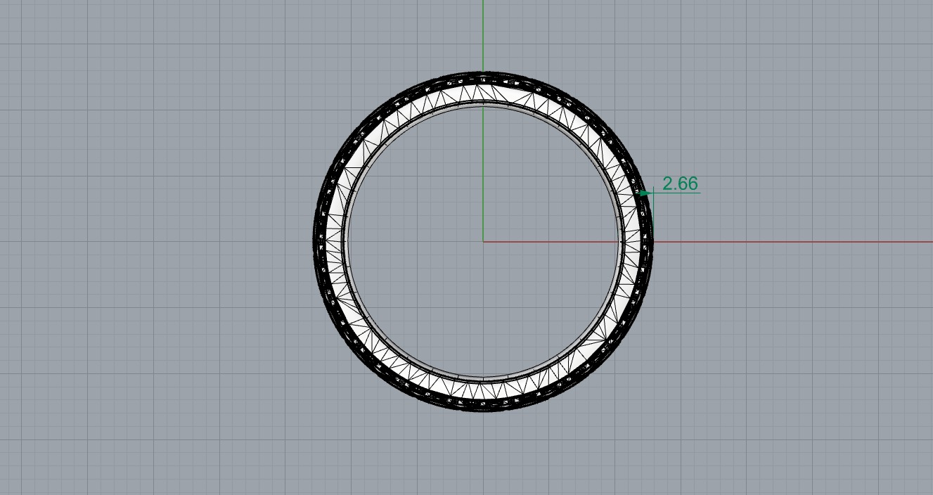 0263 Chinese Coin Ring 3D print model_5