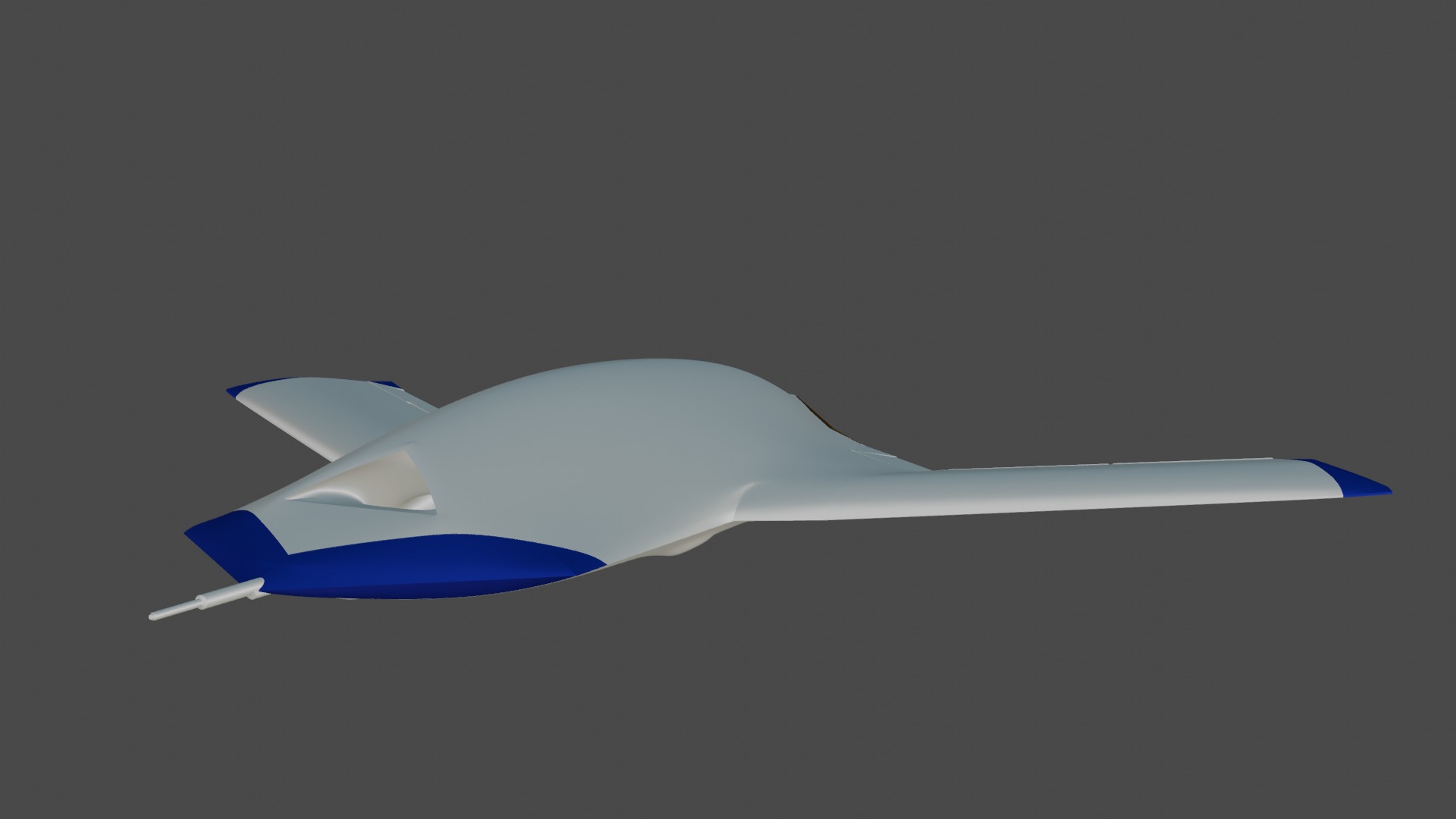 Boeing X-45A 3D print model_1