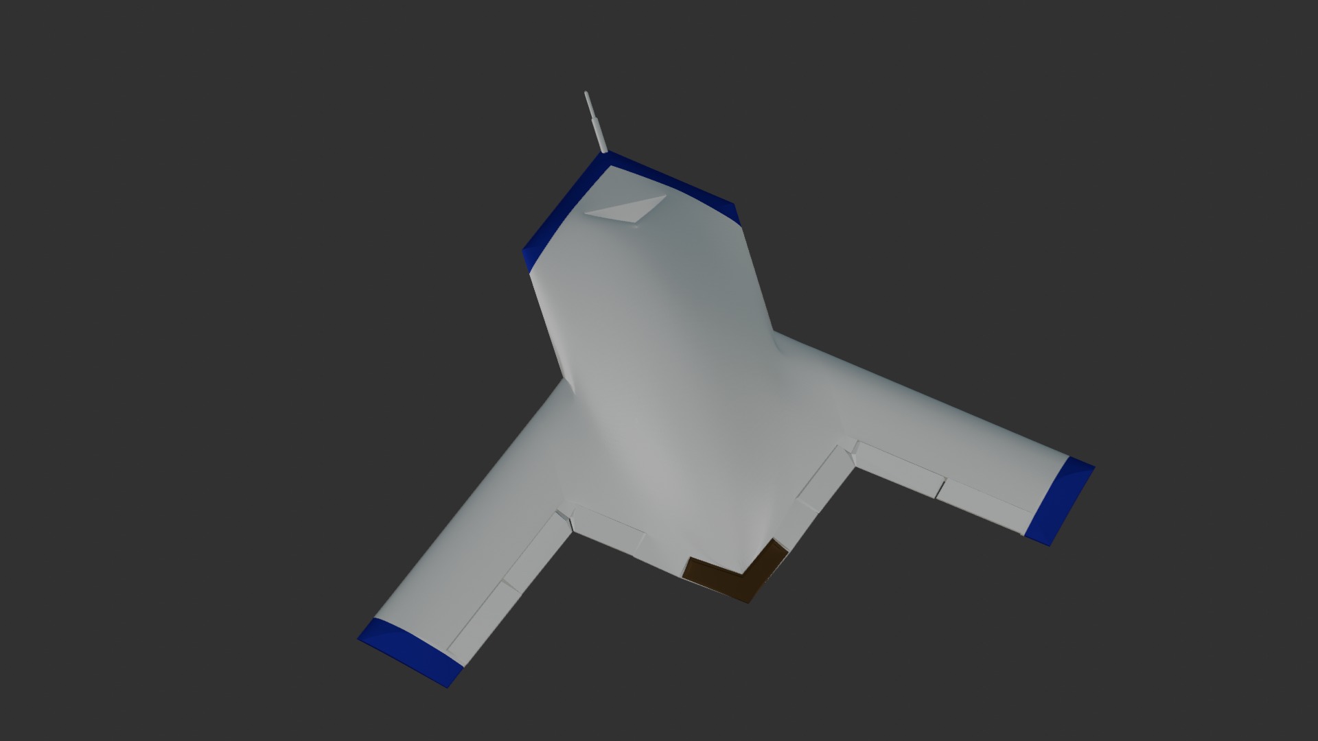 Boeing X-45A 3D print model_2