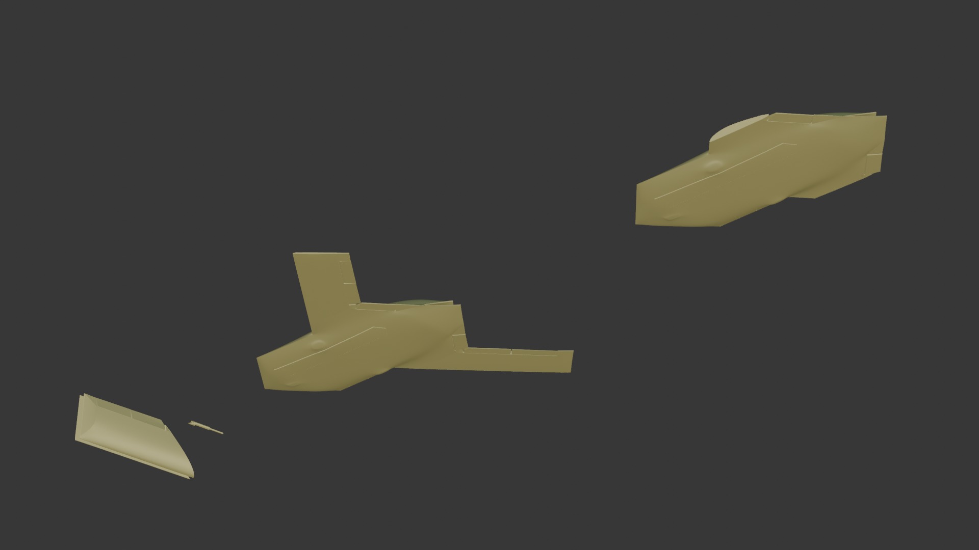 Boeing X-45A 3D print model_10