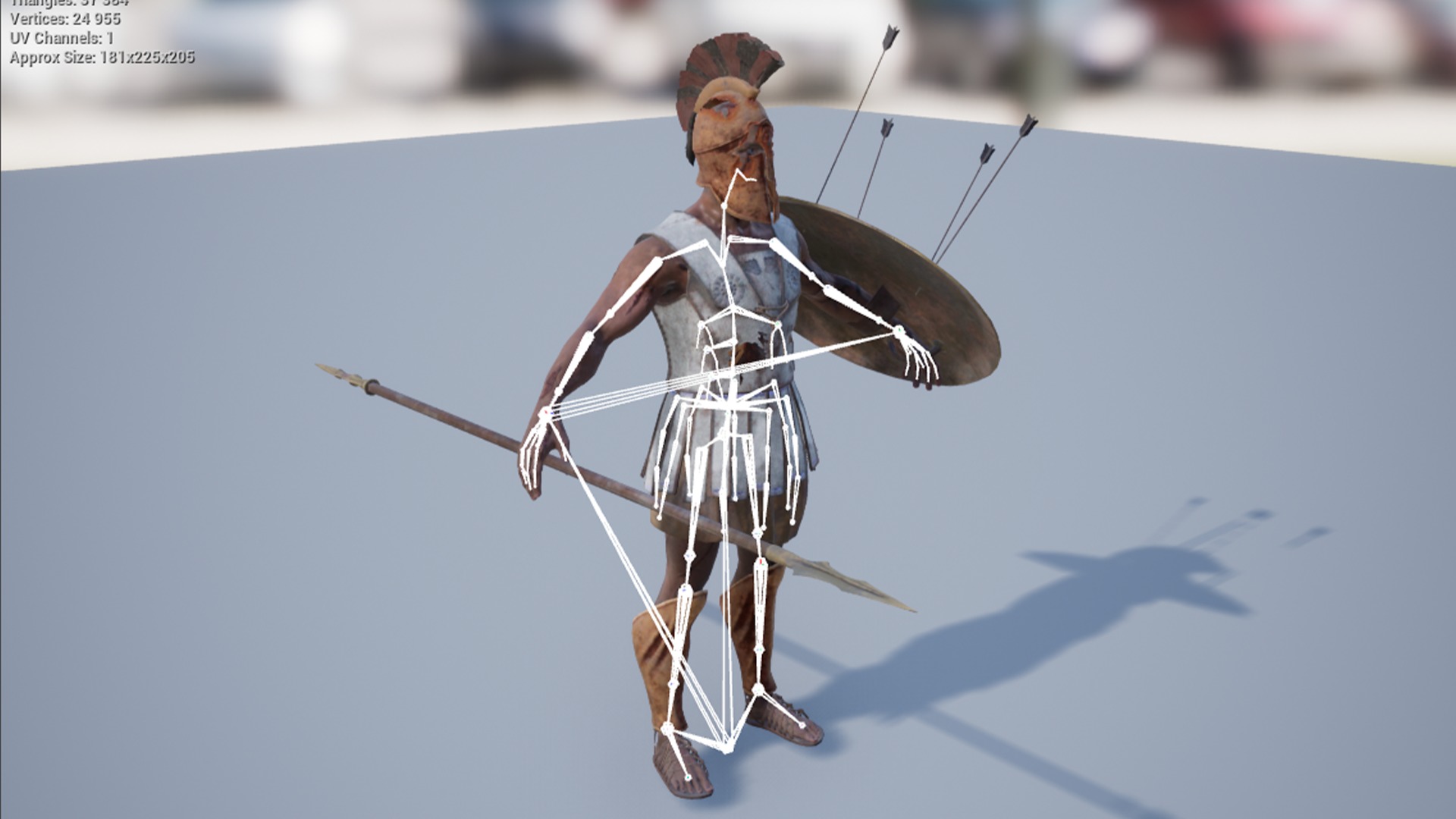 SPARTAN HOPLITE UNDEAD1 Low-poly 3D model_17
