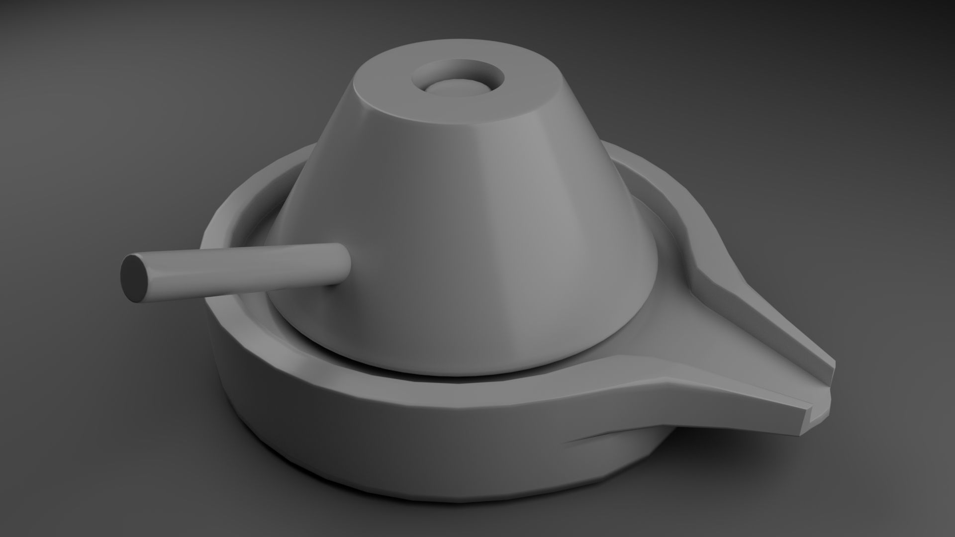 Old traditional Moroccan mill 3D model_1