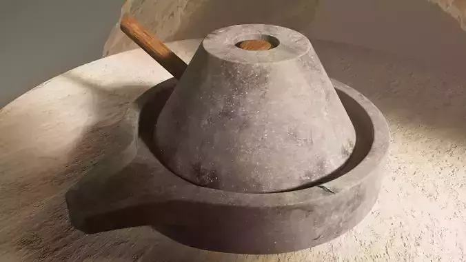 Old traditional Moroccan mill